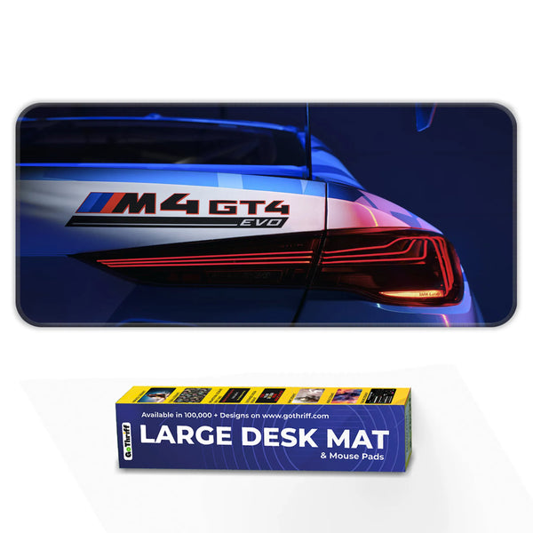 BMW M4 GT4 EVO Rear Light Motorsport Deskmat