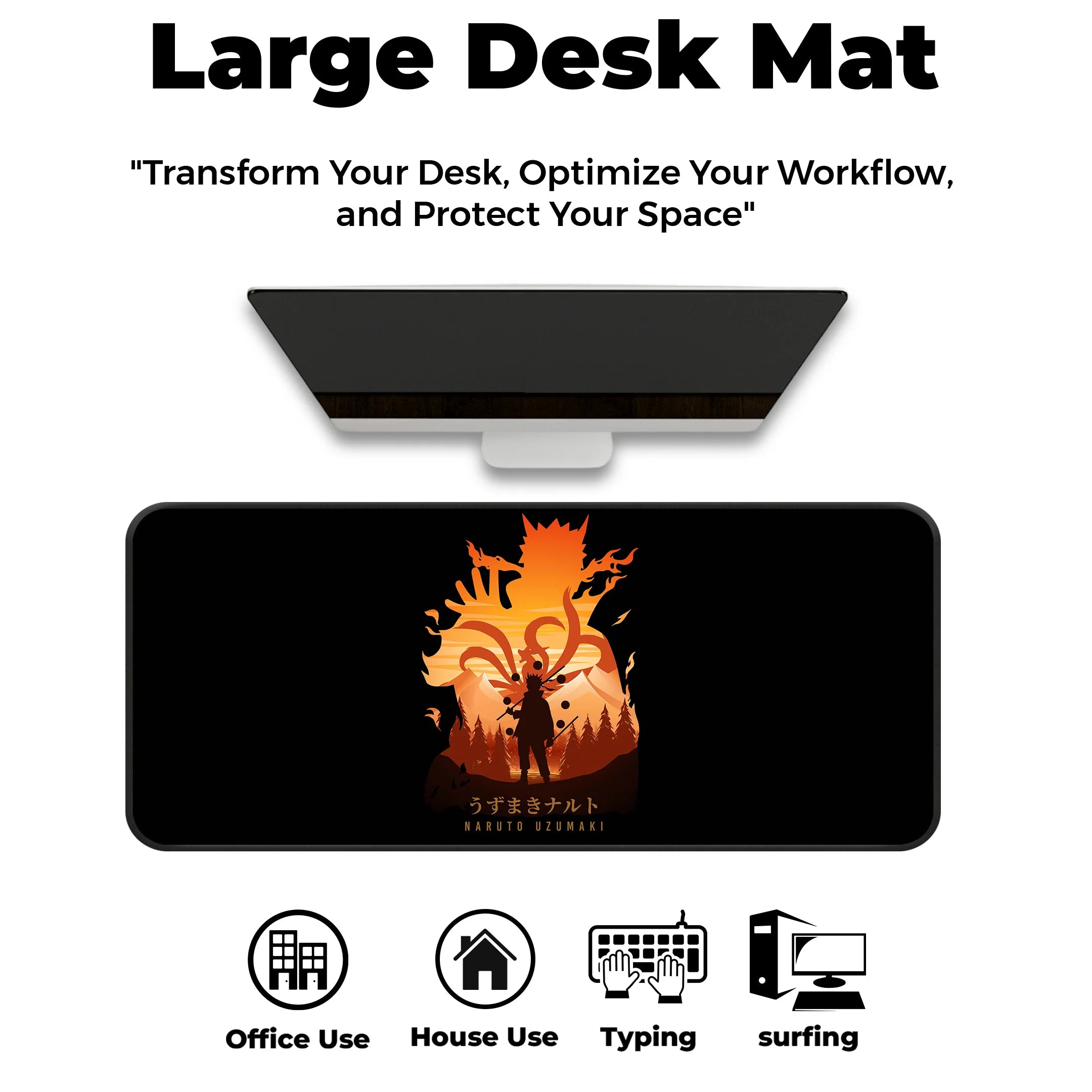 Naruto Kurama Awakening Deskmat