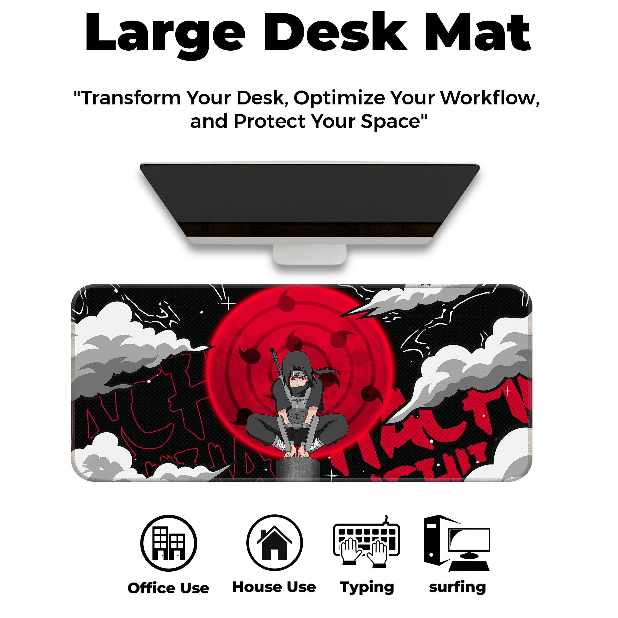 Itachi Uchiha Sharingan Deskmat