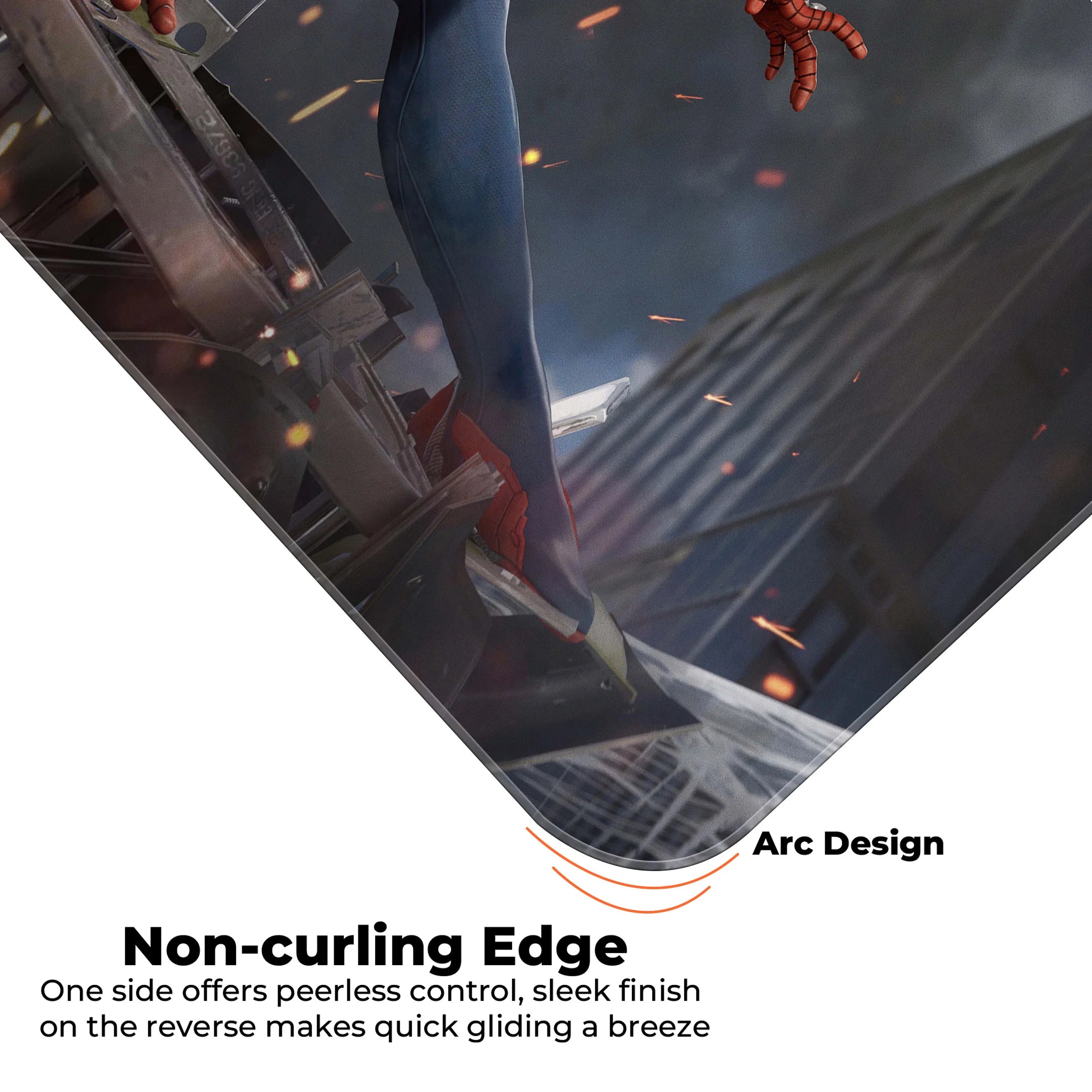 Spider-Man Heroic Leap Mat – Marvel Superhero Gaming Deskmat