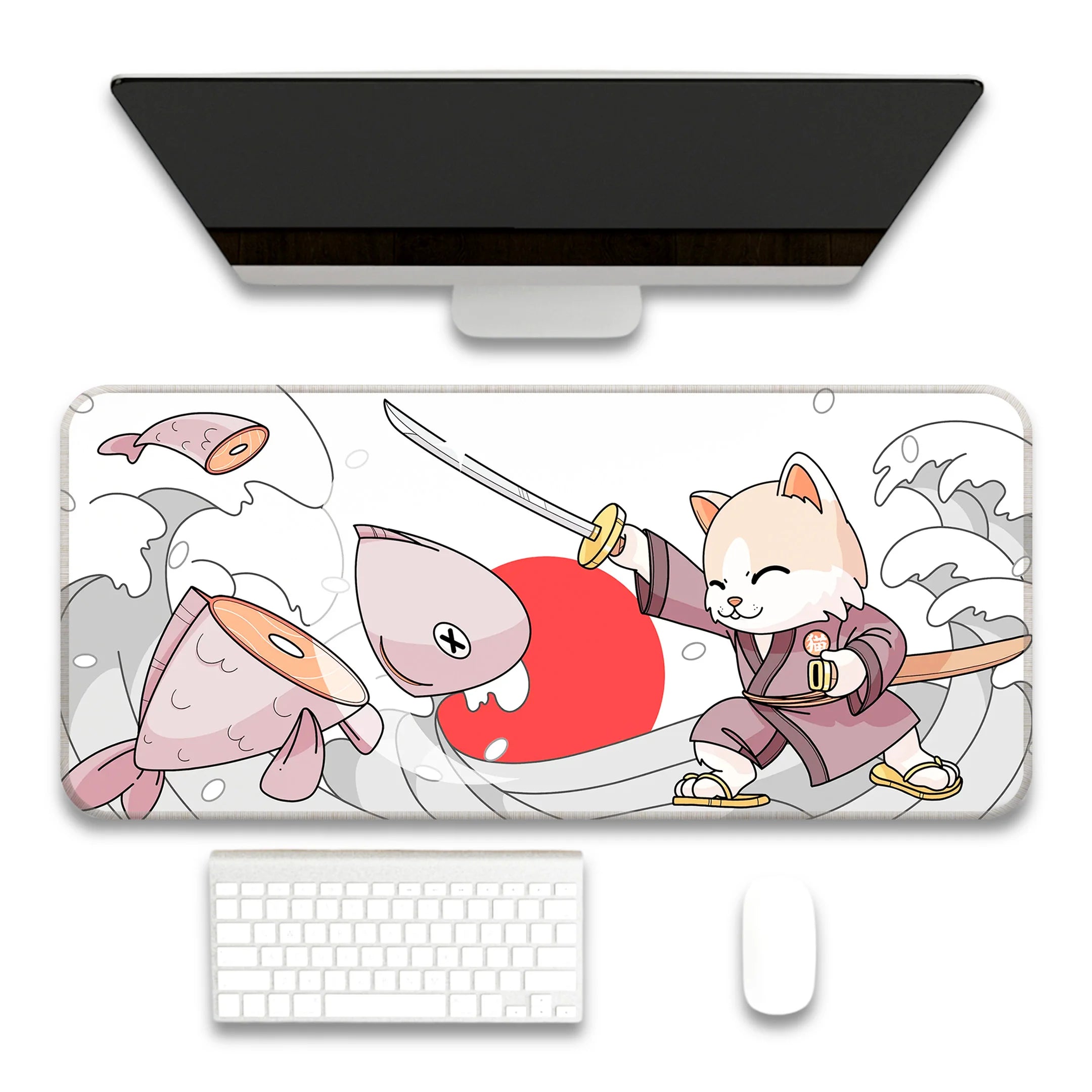 Japanese Cat Deskmat