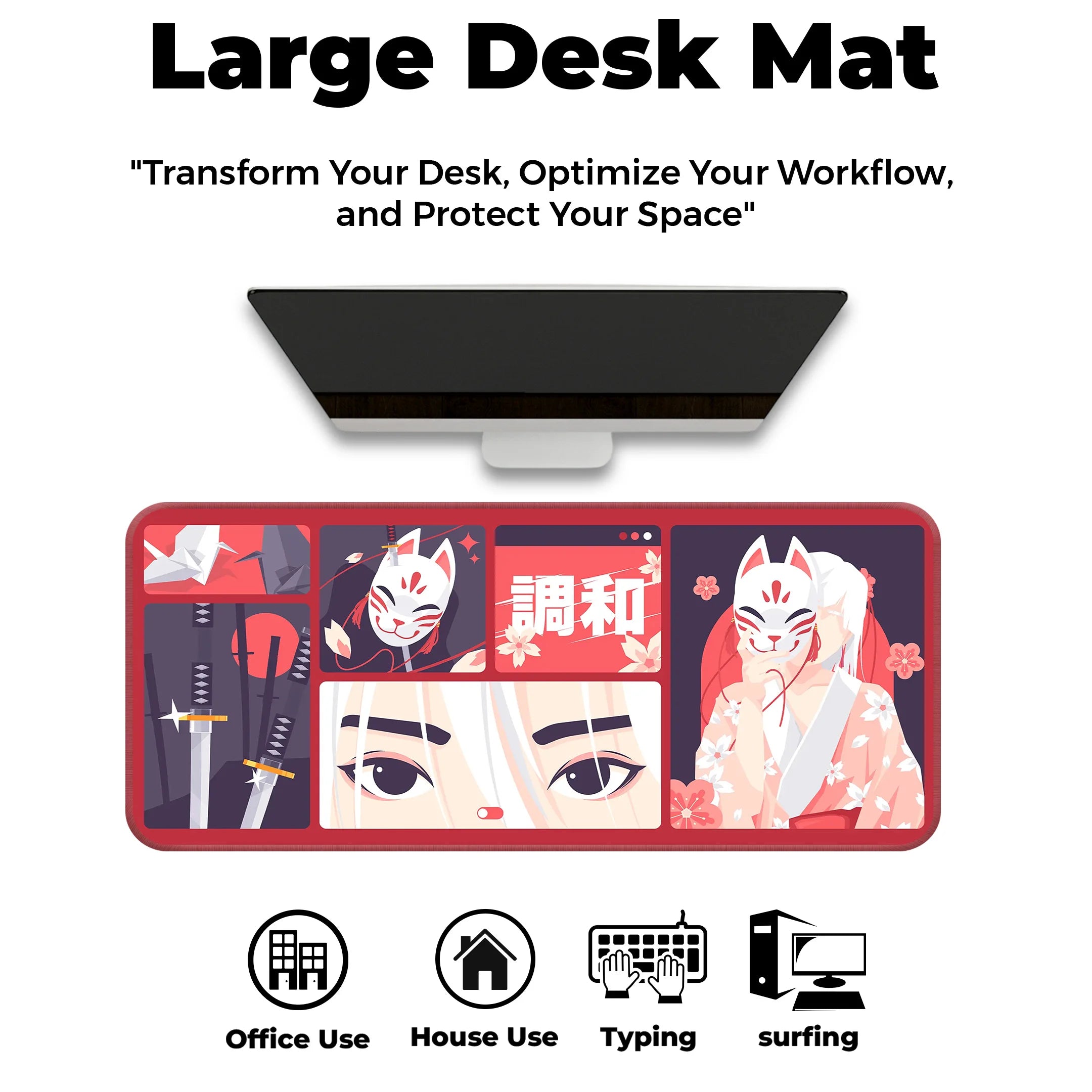 Cat girl Deskmat