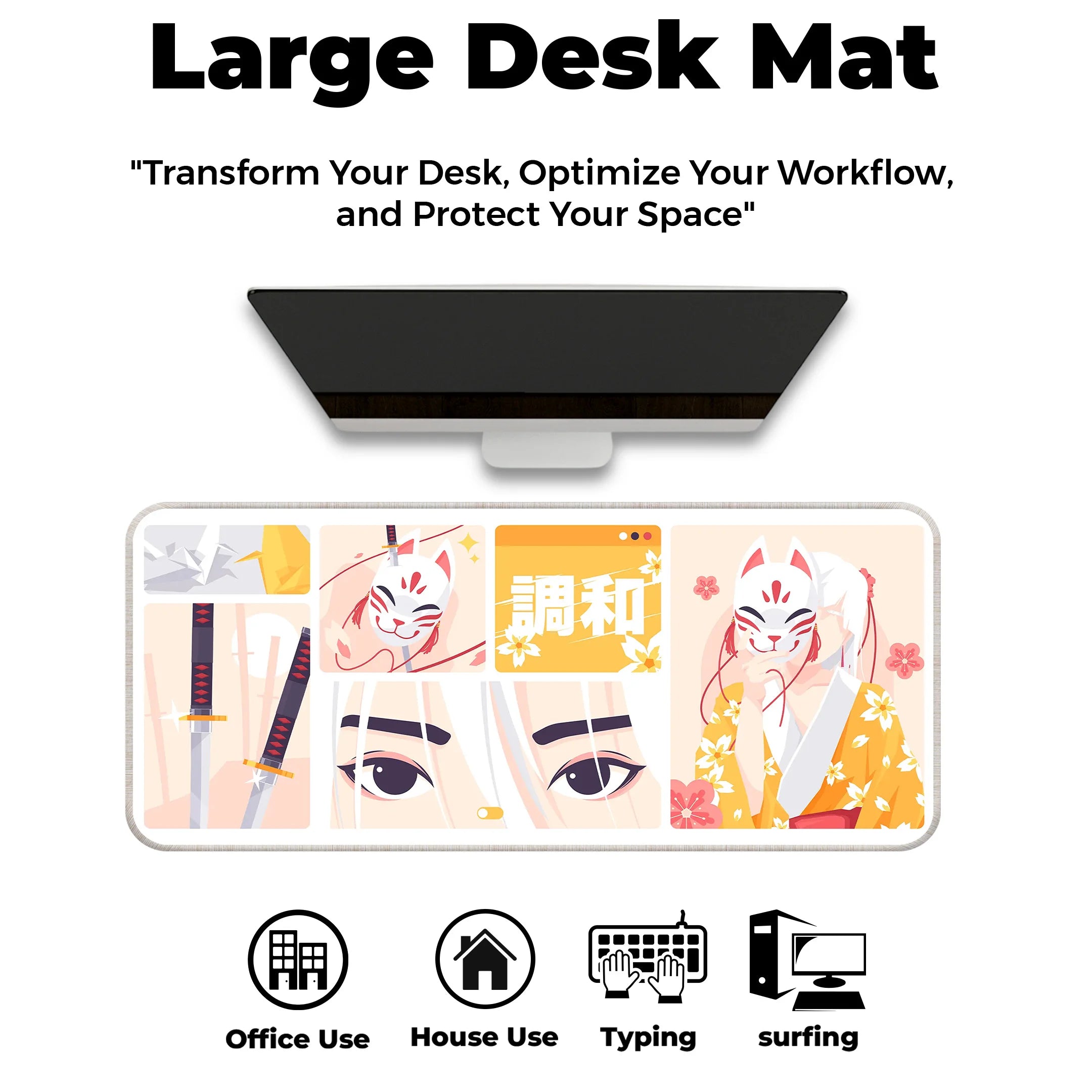 Cat girl Deskmat