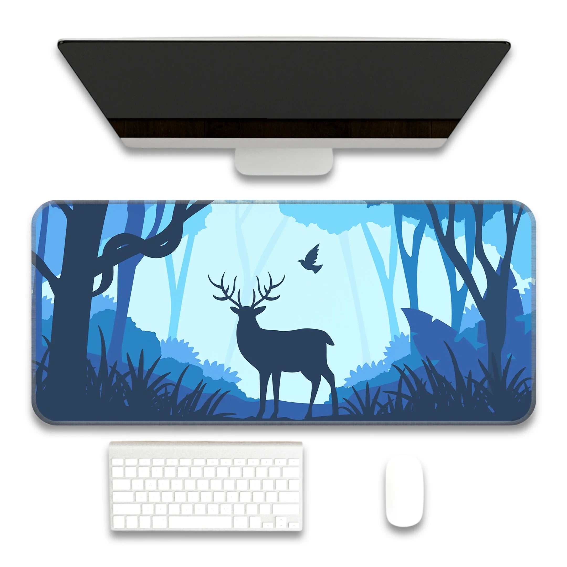 Moonlit Deer Deskmat