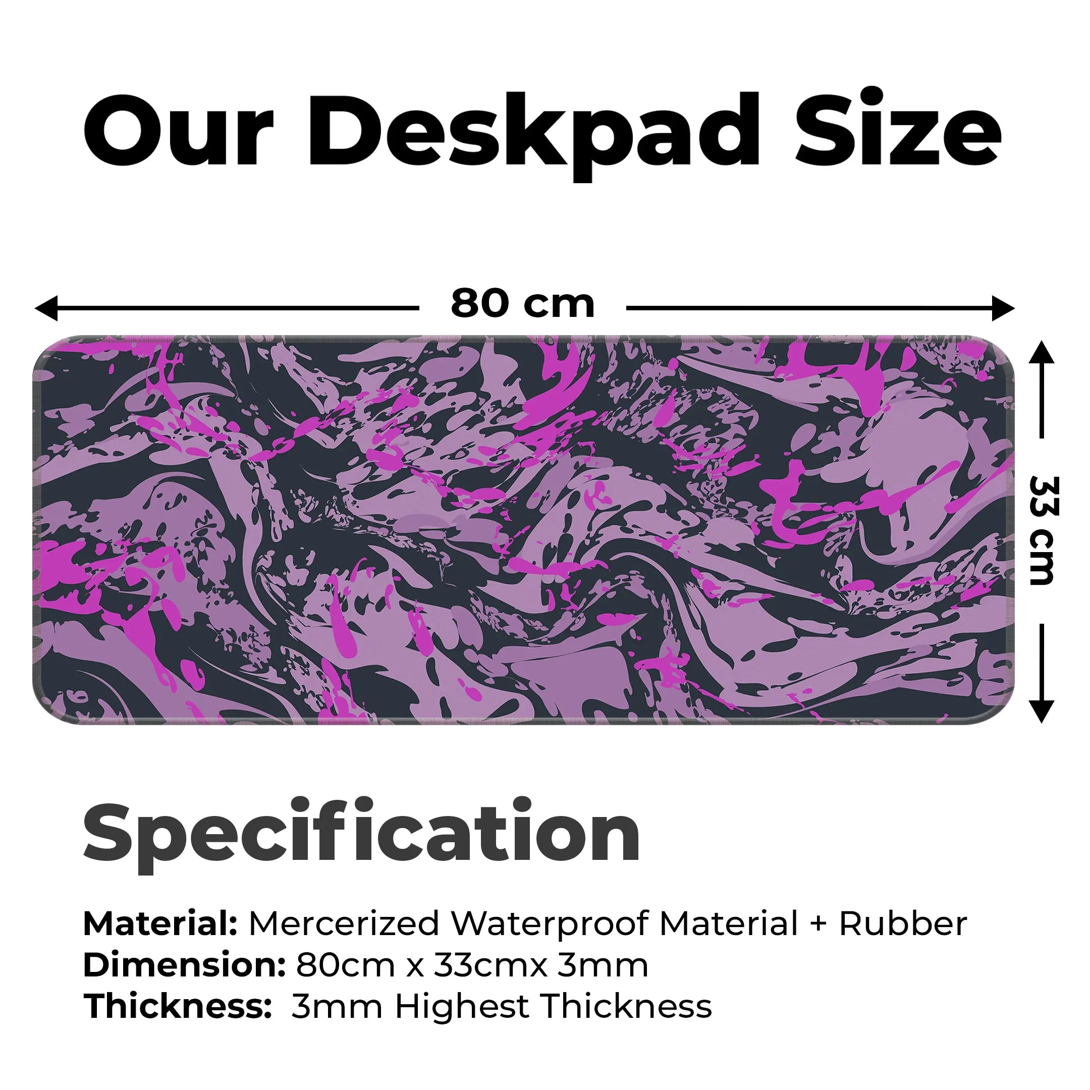 Swirl Pattern Deskmat