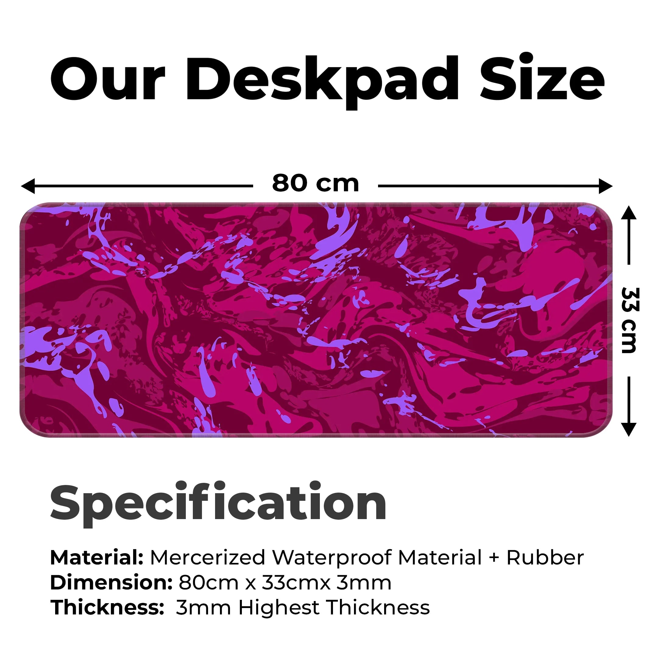 Swirl Pattern Deskmat