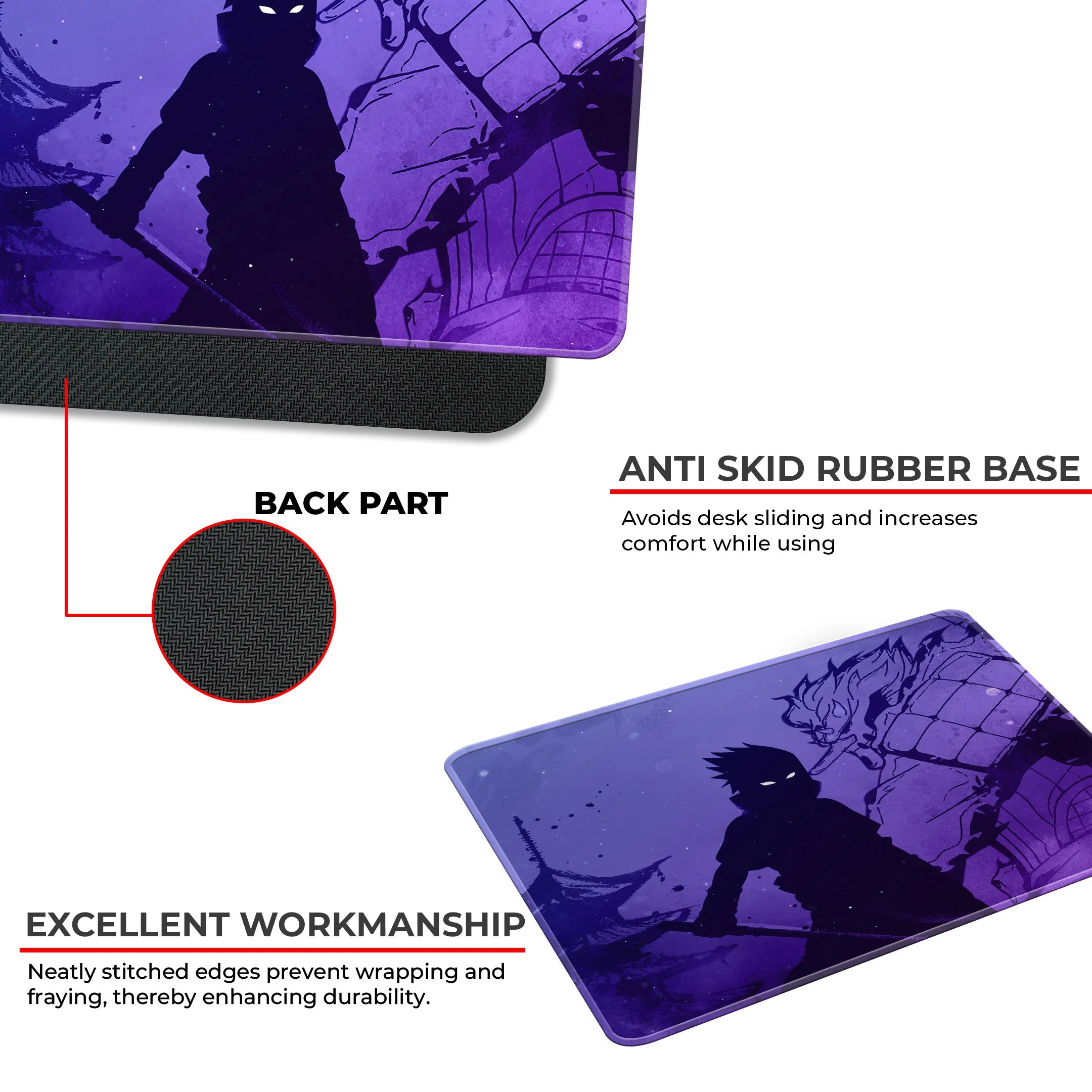 Sasuke Rinnegan Awakening – Naruto Anime Gaming Mousepad