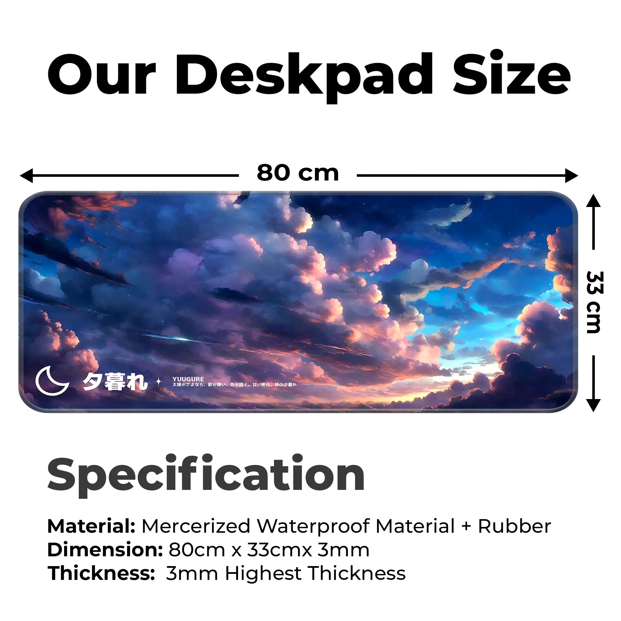 Cloudy Hues Deskmat