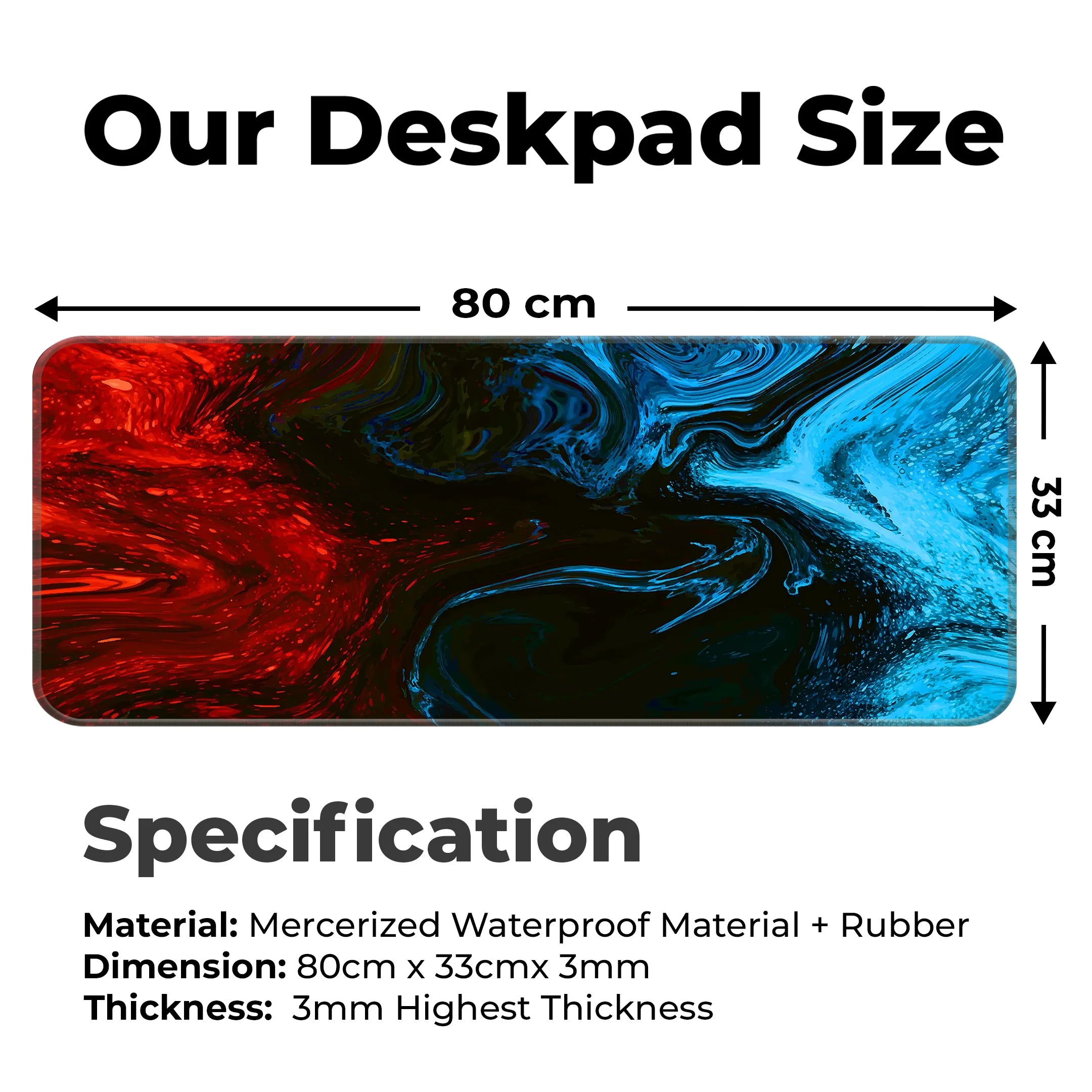 Swirl Pattern Deskmat