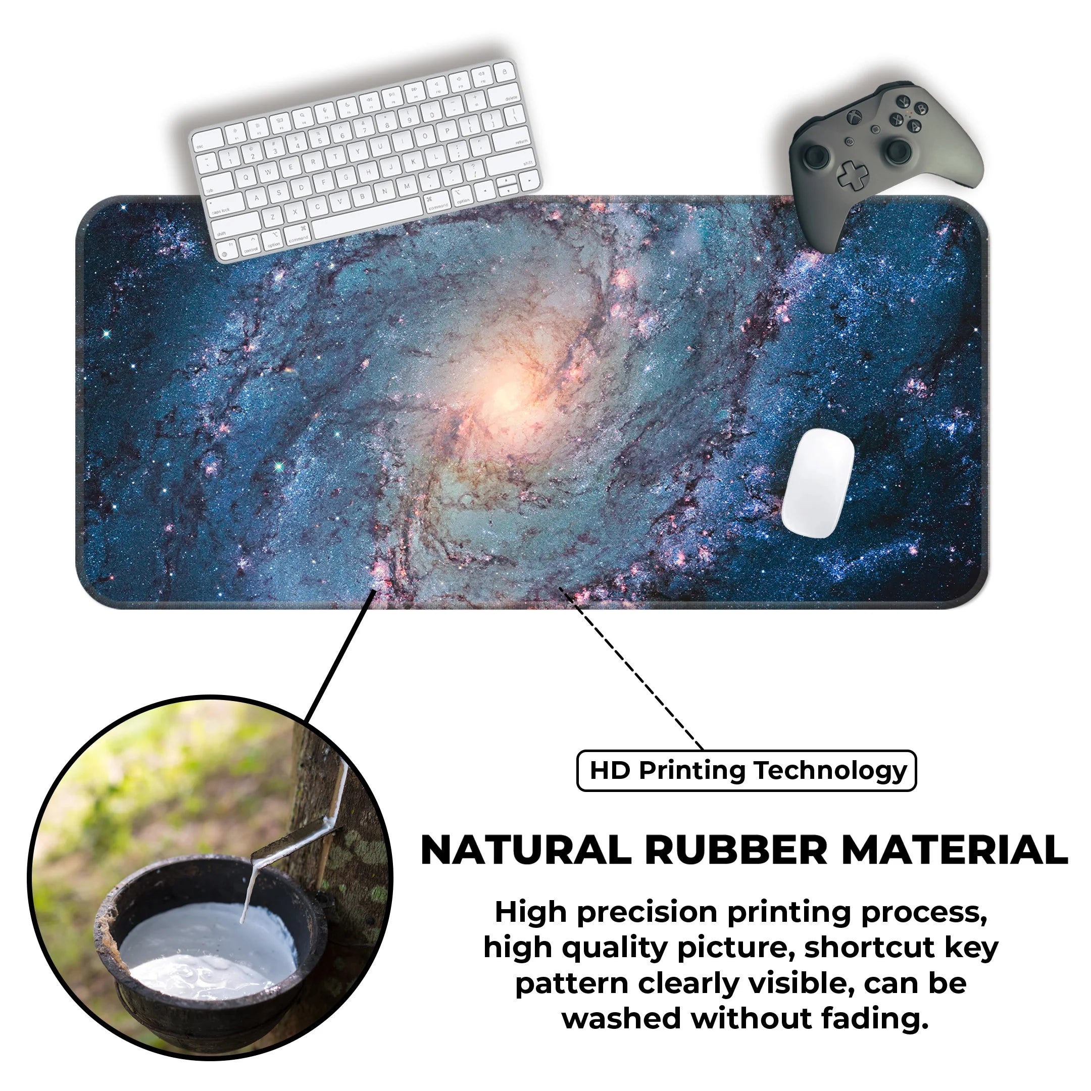 Spiral Galaxy Deskmat