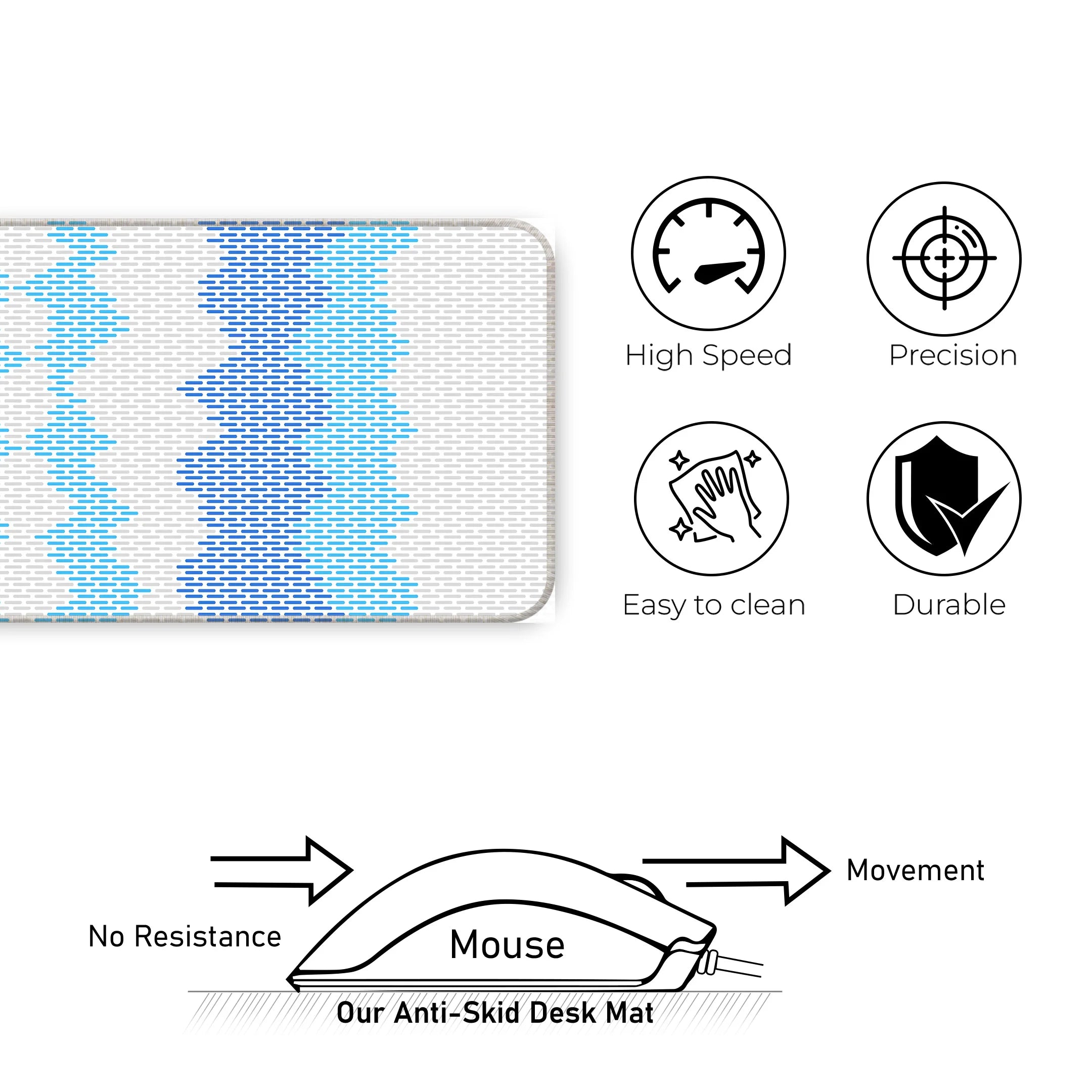 Pattern Reflux Deskmat