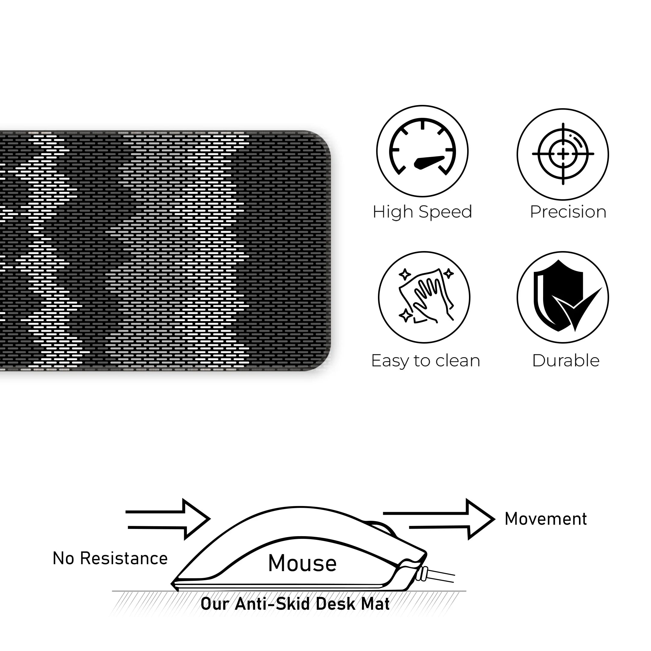 Pattern Reflux Deskmat