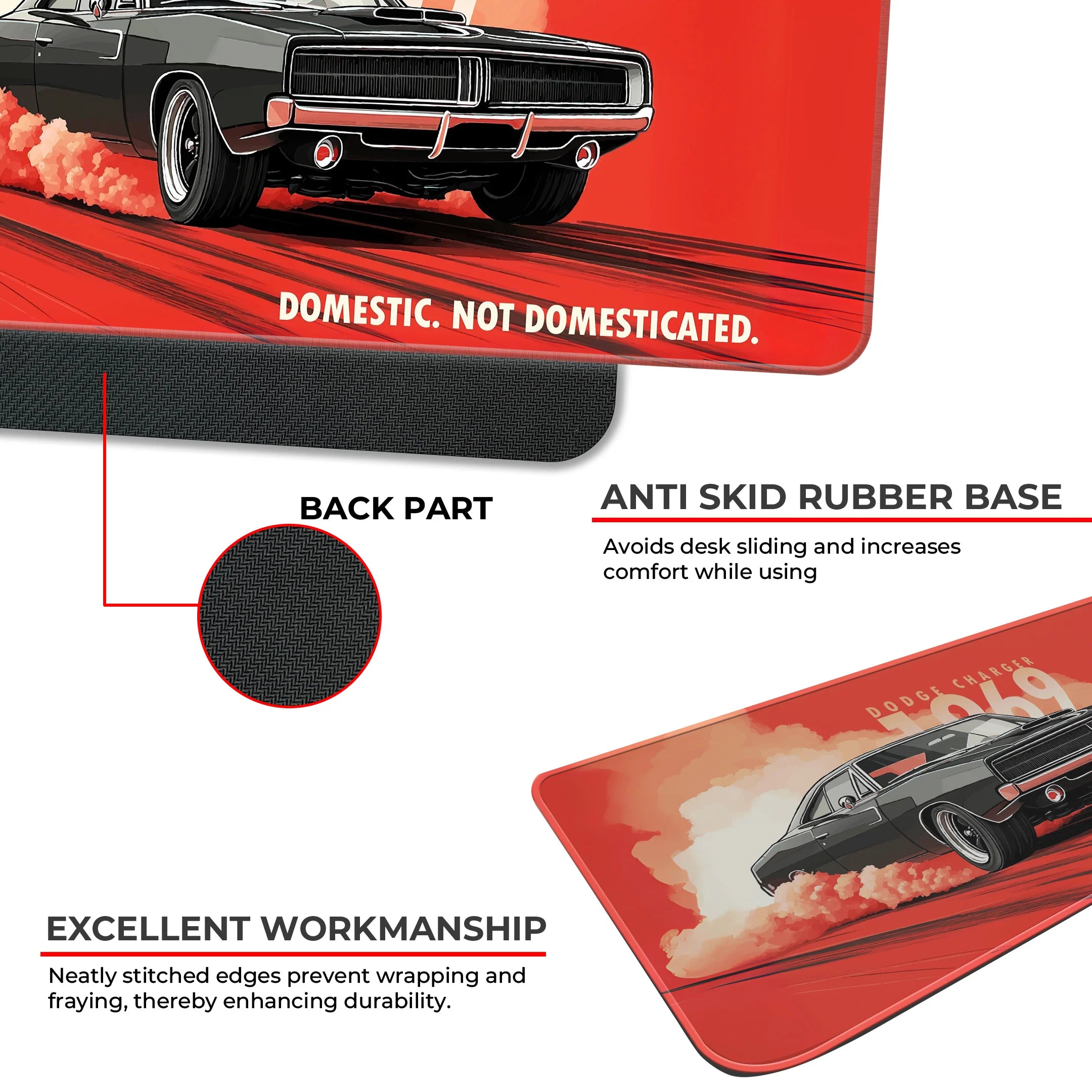 1969 Dodge Charger Deskmat