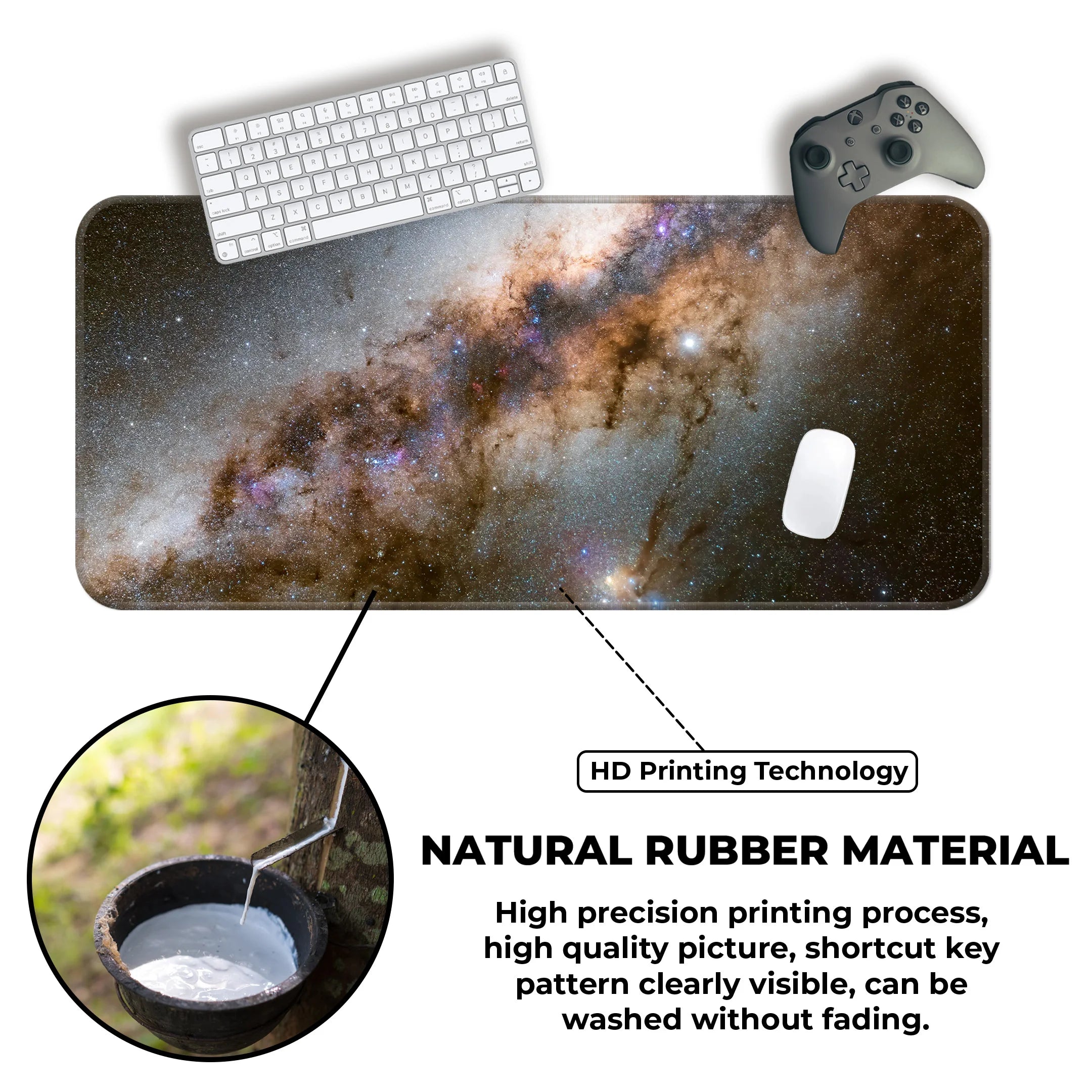 Spiral Galaxy Deskmat