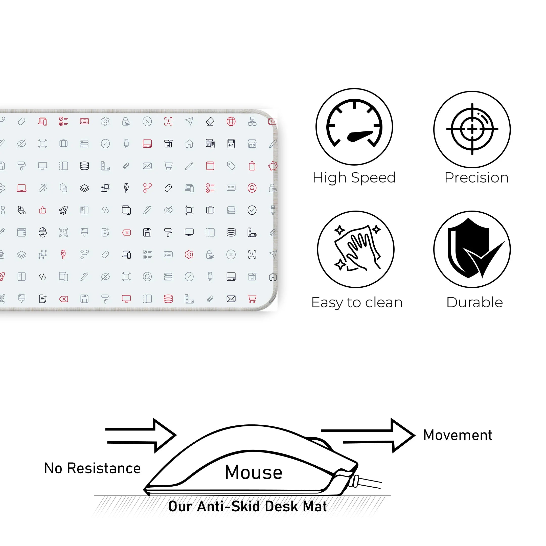 Pattern IC Deskmat