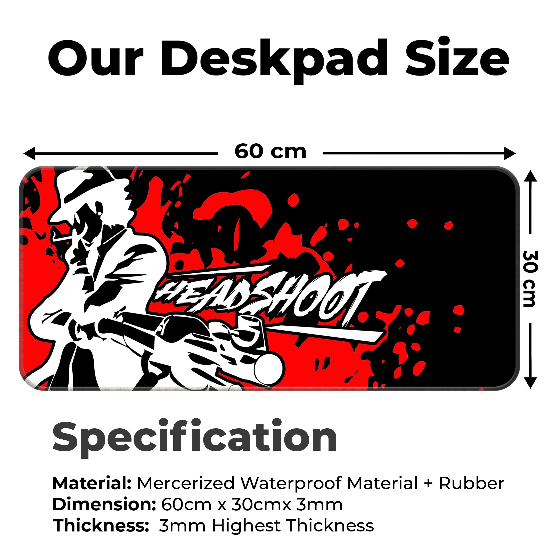 Headshot Design Deskmat