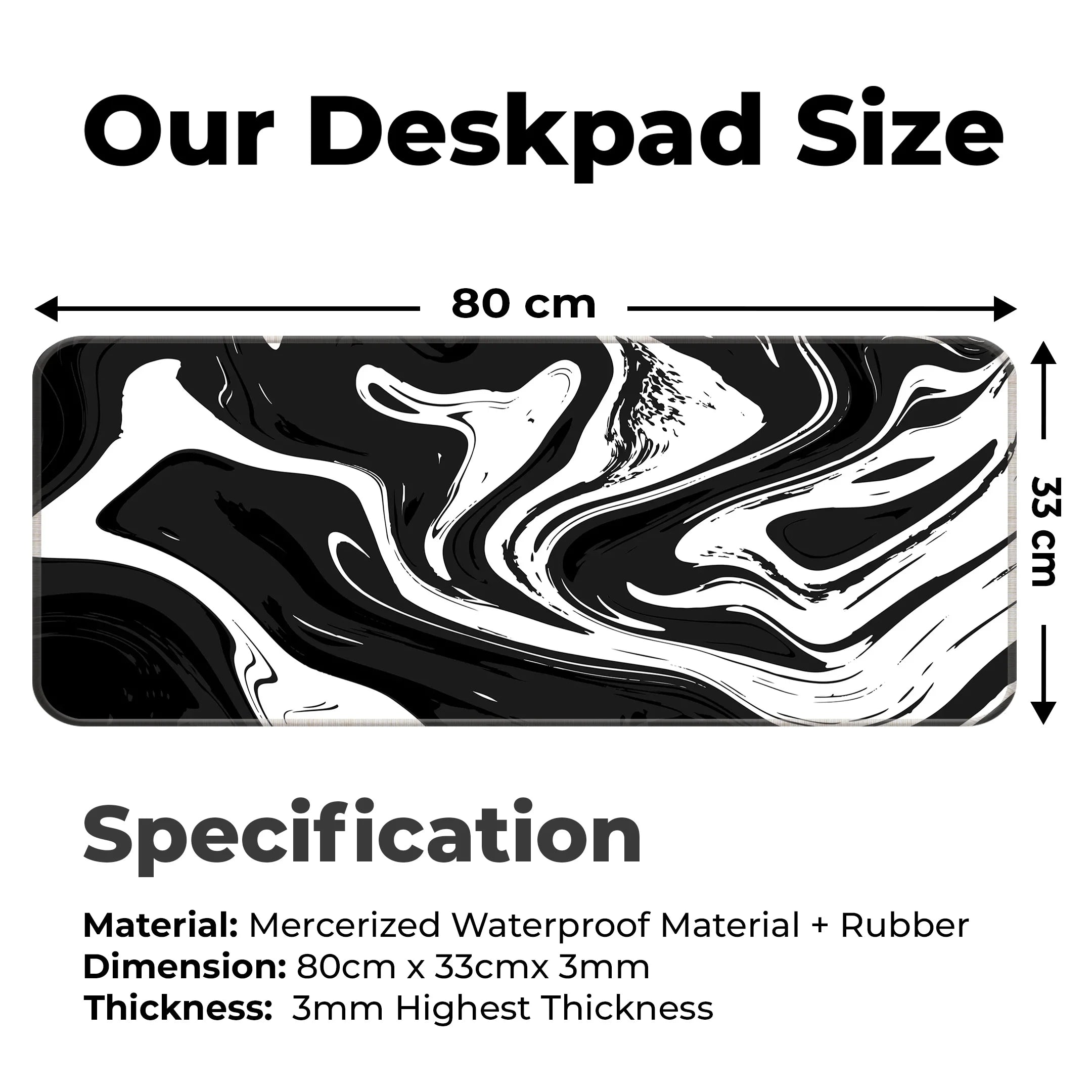 Marble Art Deskmat