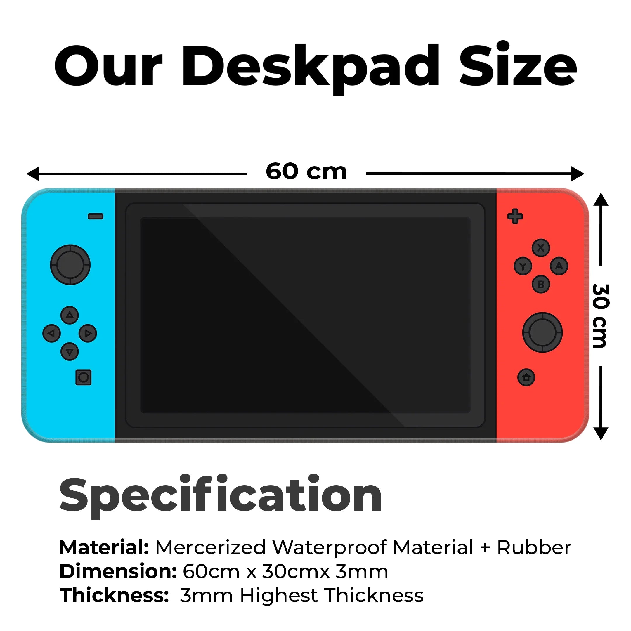 Switch Console Deskmat