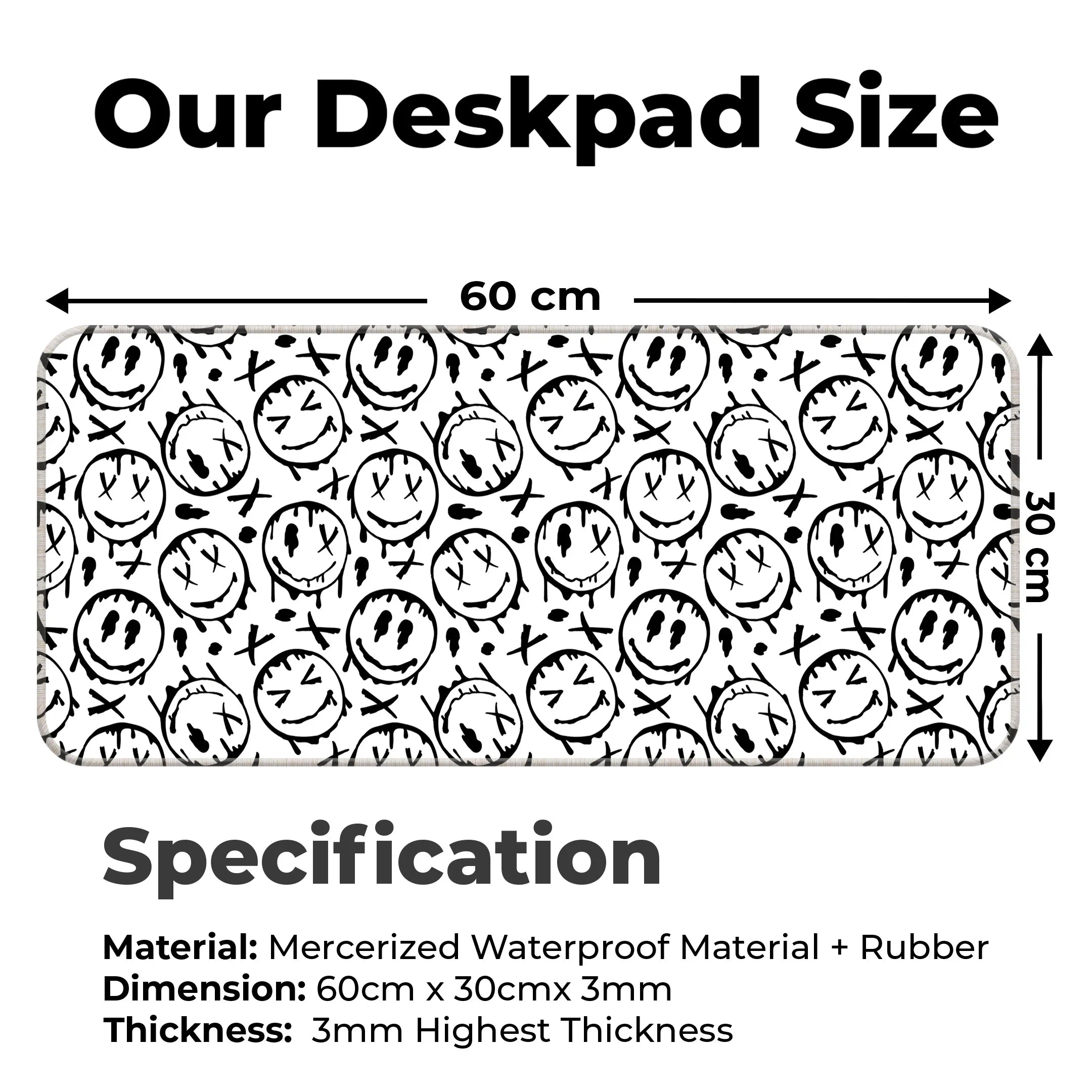 Pattern Whitecopia Deskmat