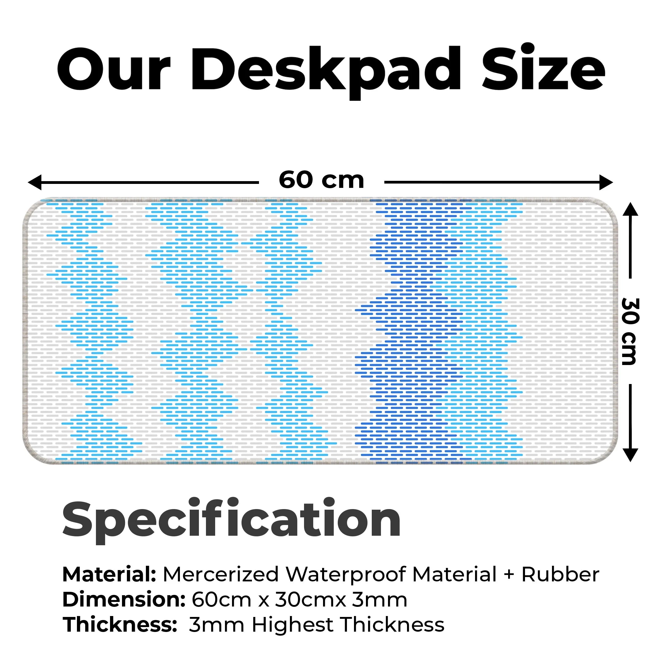 Pattern Reflux Deskmat