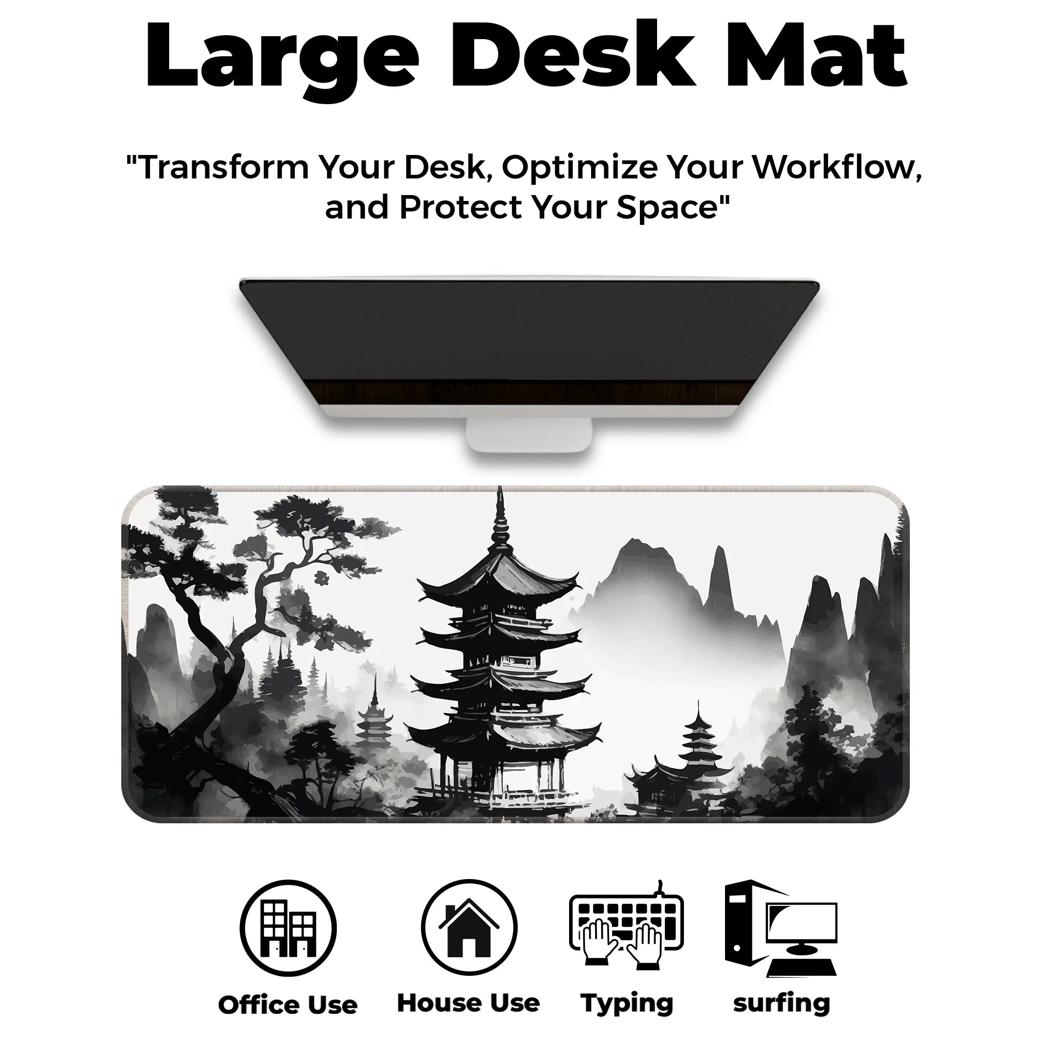 Japan Places Deskmat