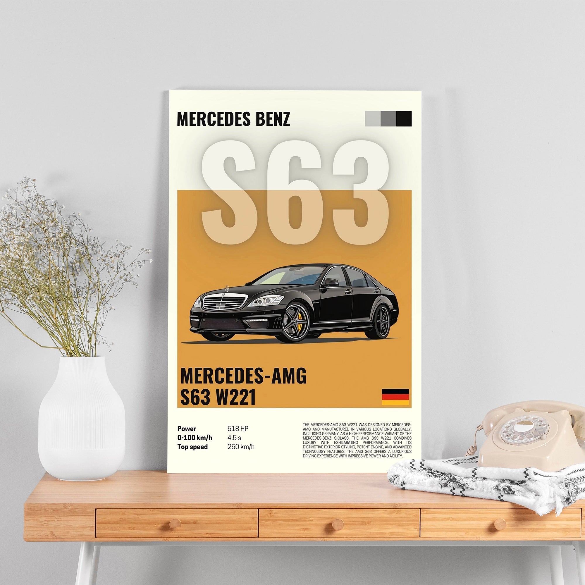 Mercedes-AMG S63 W221 Poster