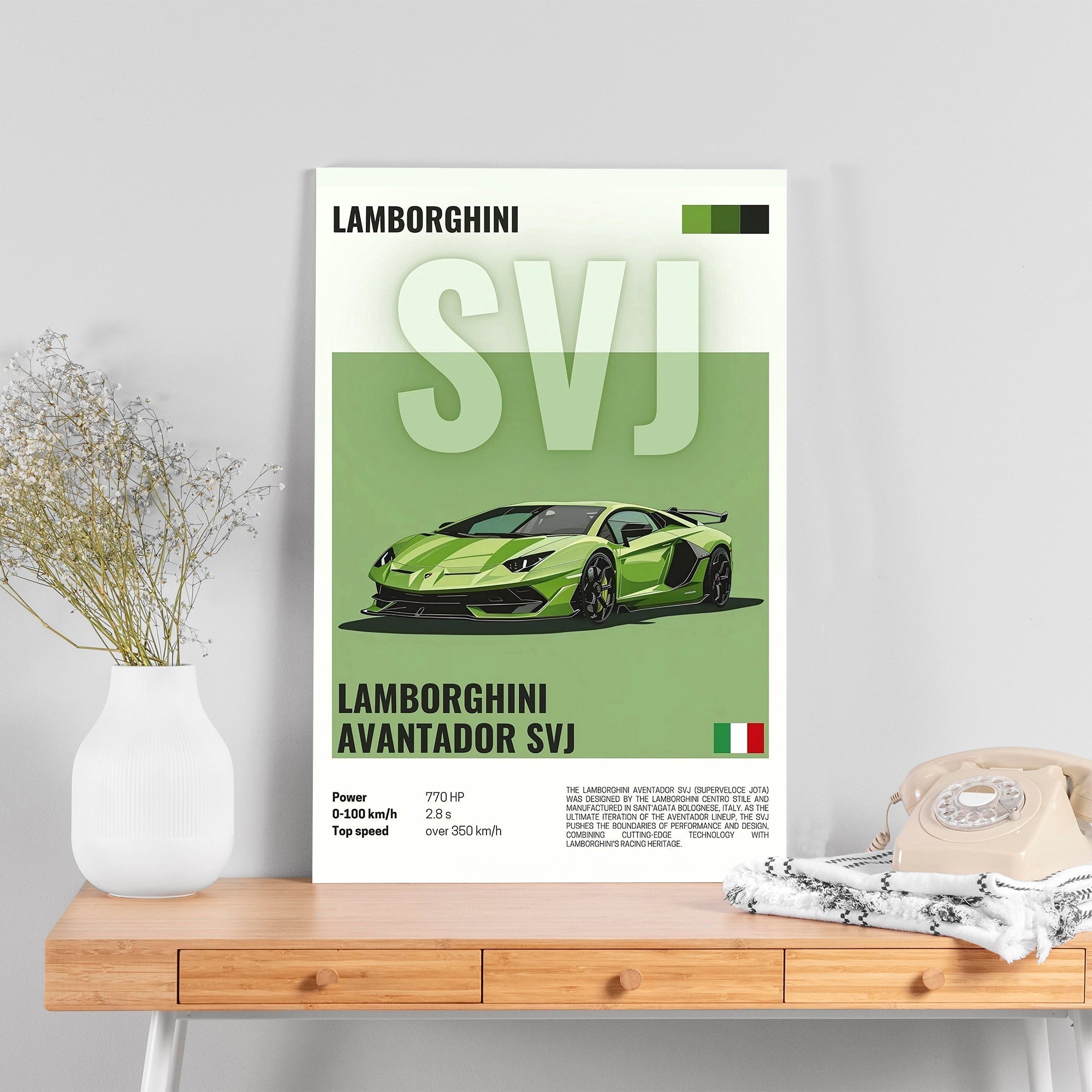 Lamborghini Aventador SVJ Poster