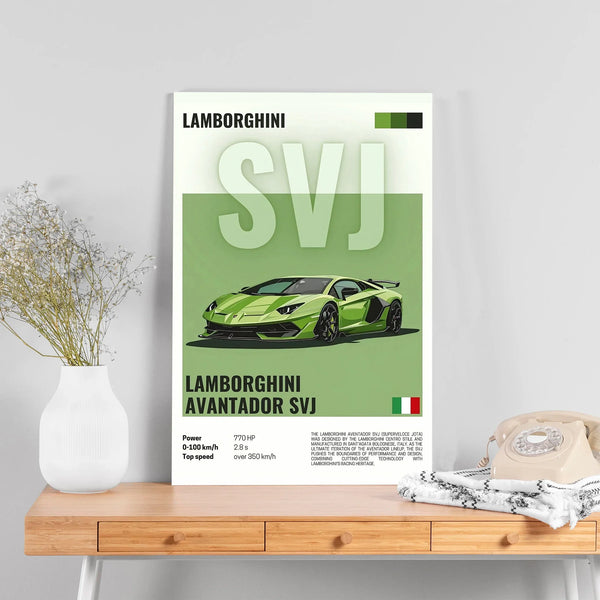 Lamborghini SVJ Poster