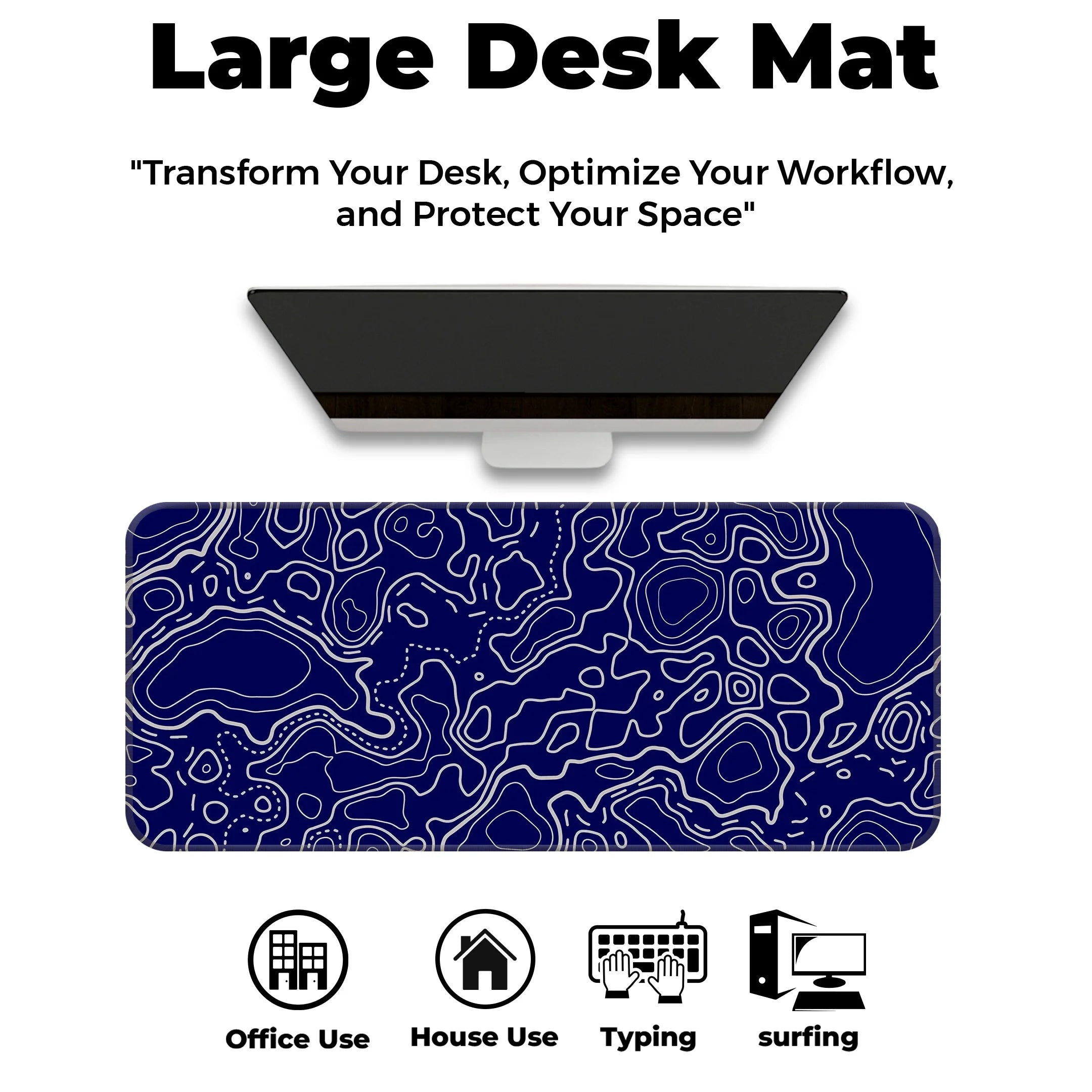 Contrast Design Deskmat