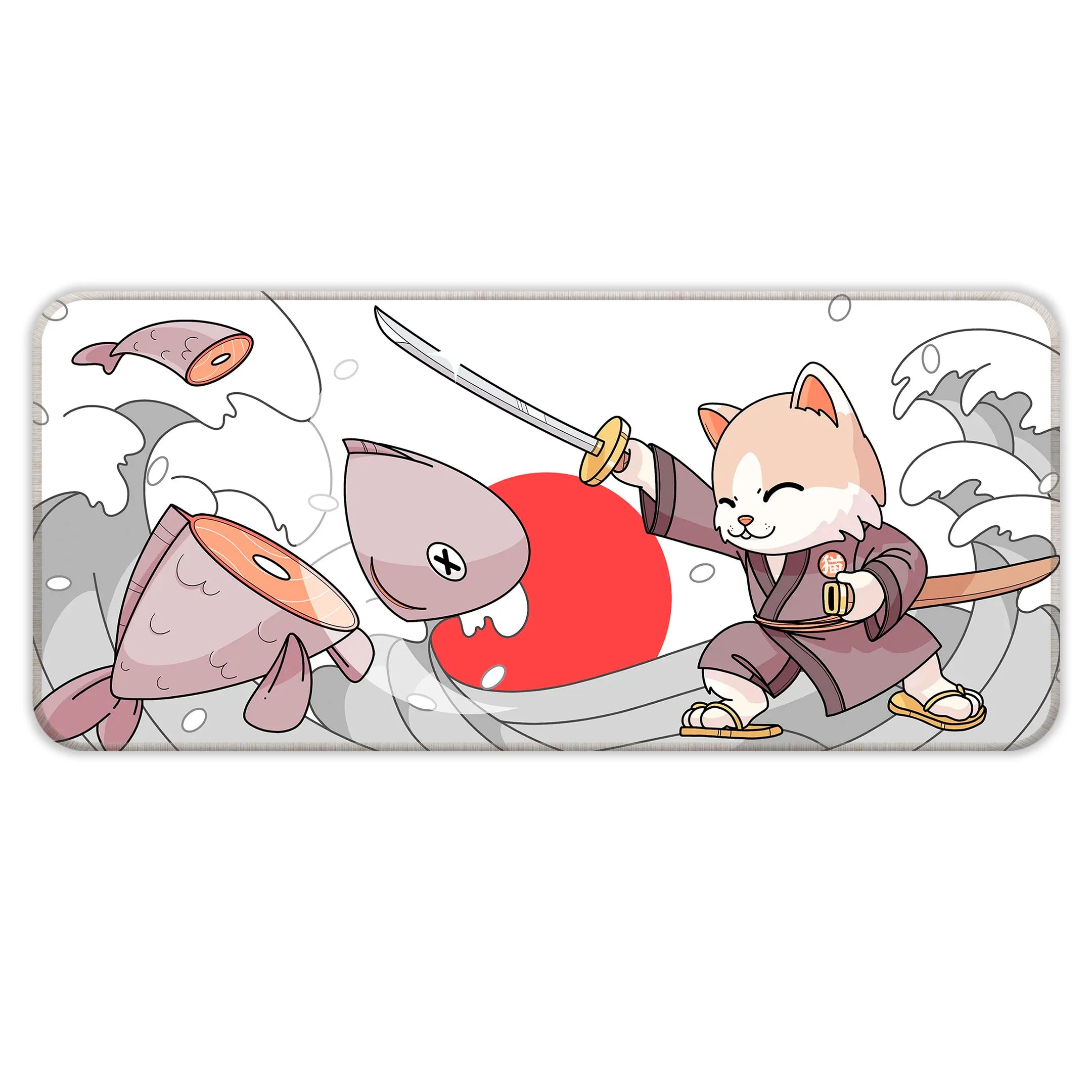 Japanese Cat Deskmat