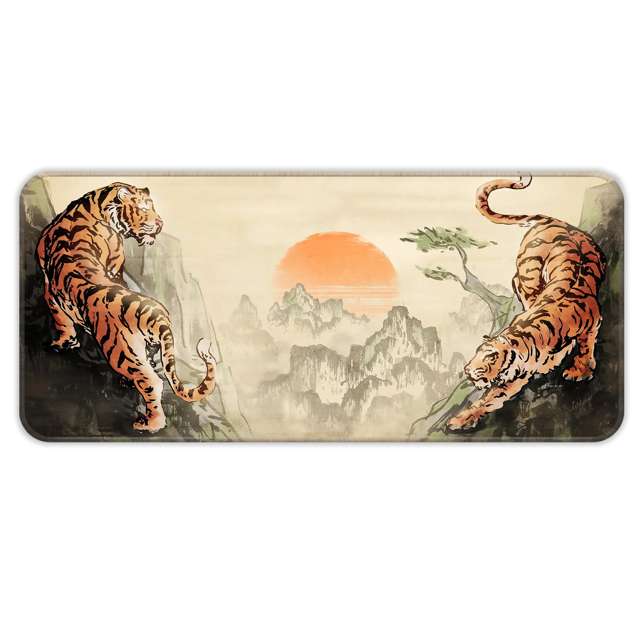 Tiger Sun Deskmat