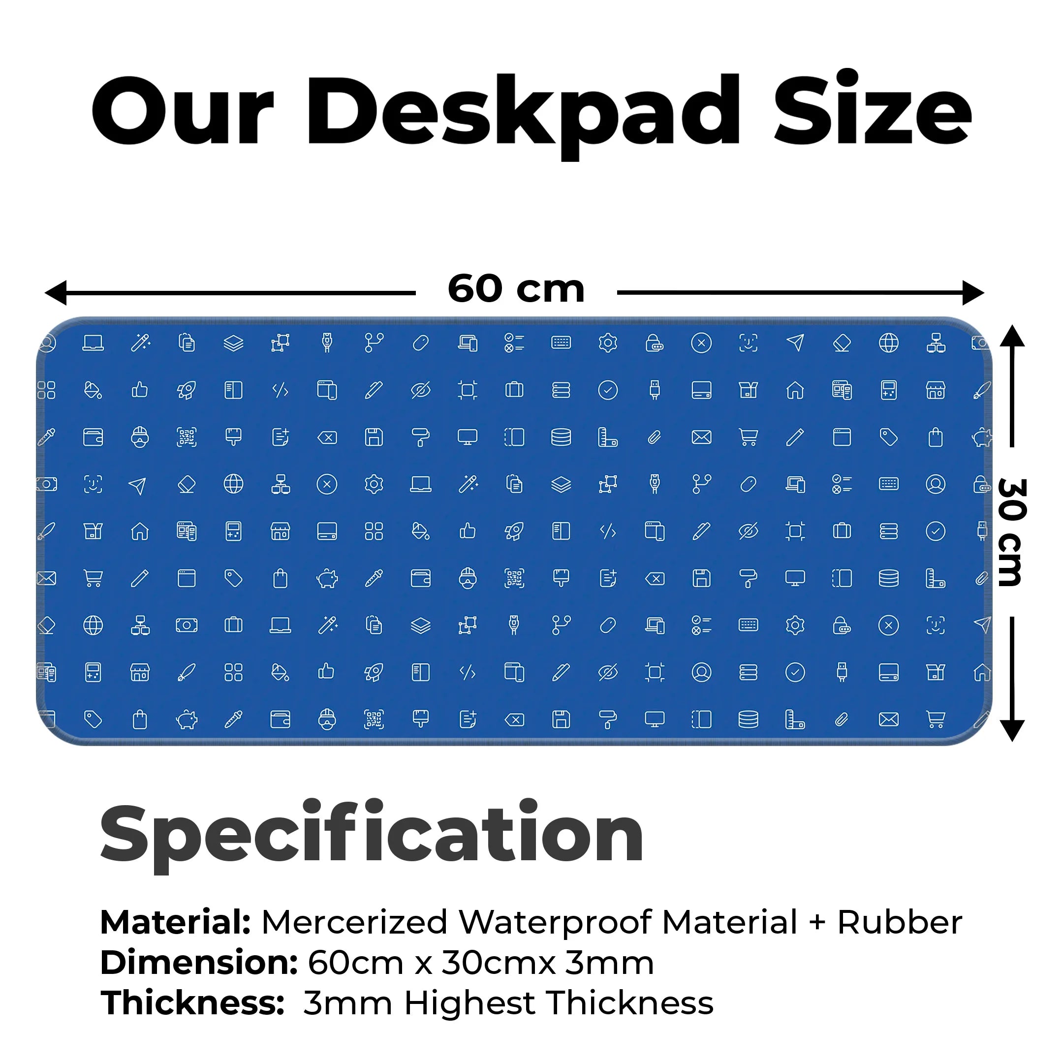 Pattern IC Deskmat