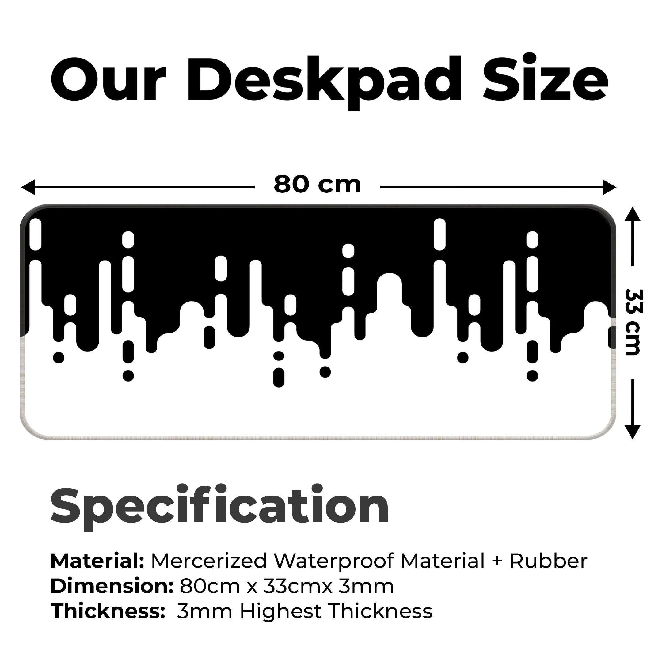 Contrast Design Deskmat