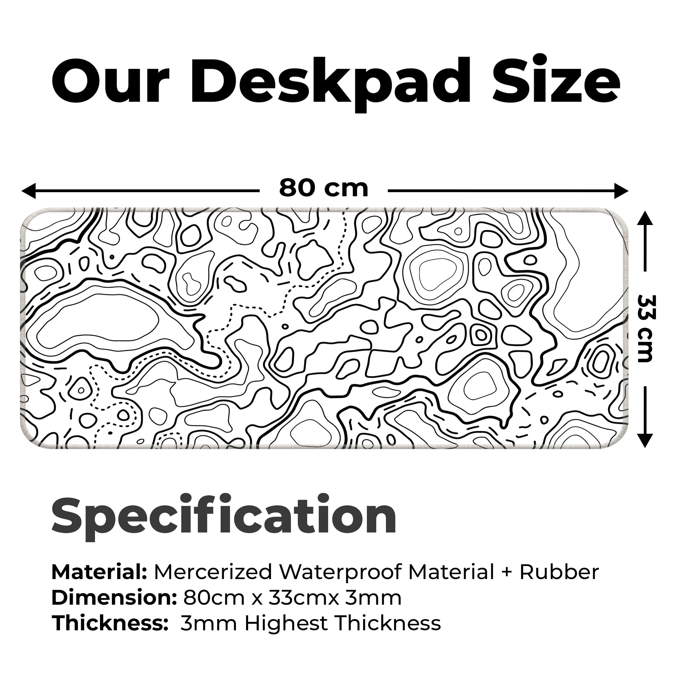 Contrast Design Deskmat