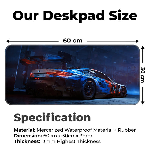 BMW M4 GT3 Garage Racing Livery Deskmat