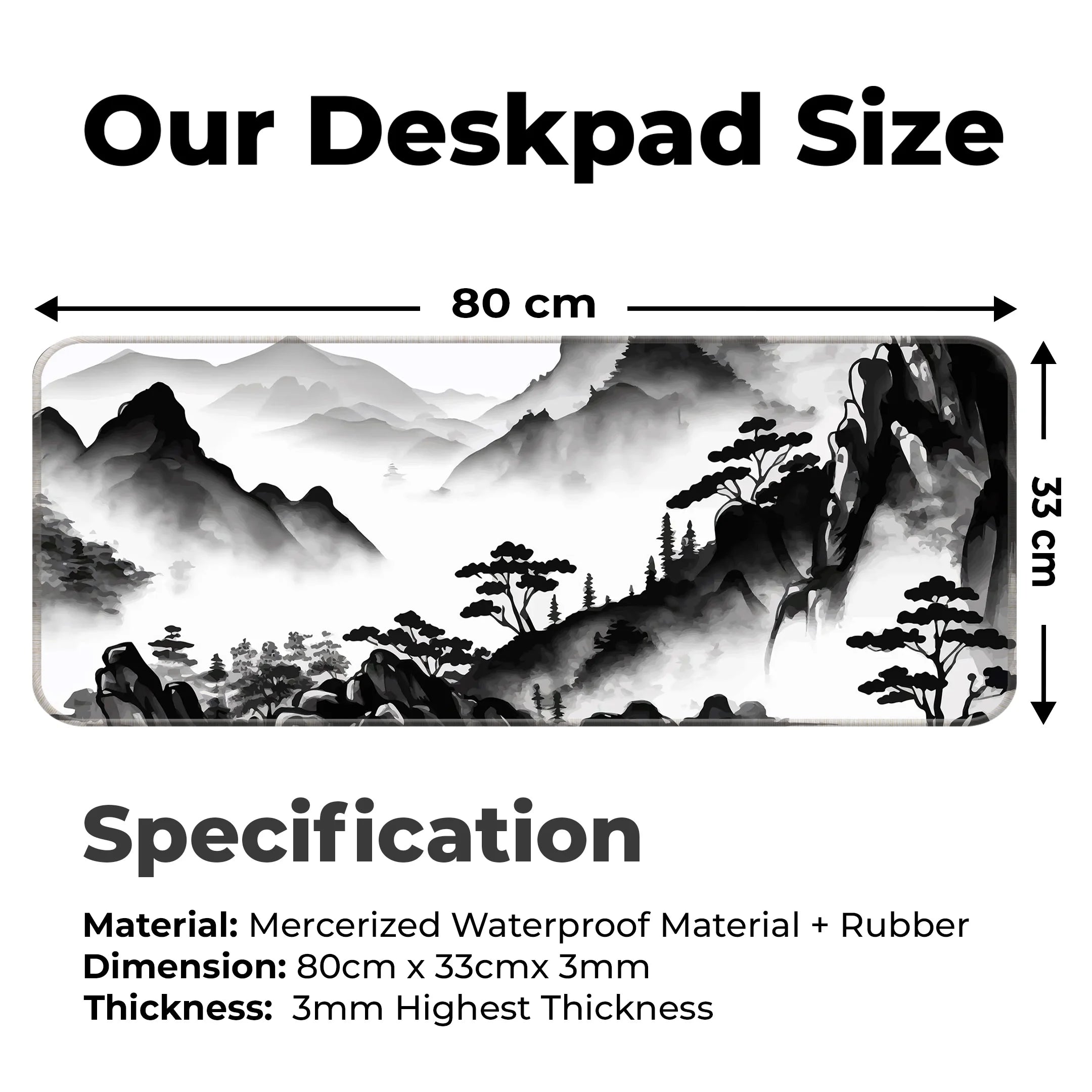 Japan Places Deskmat