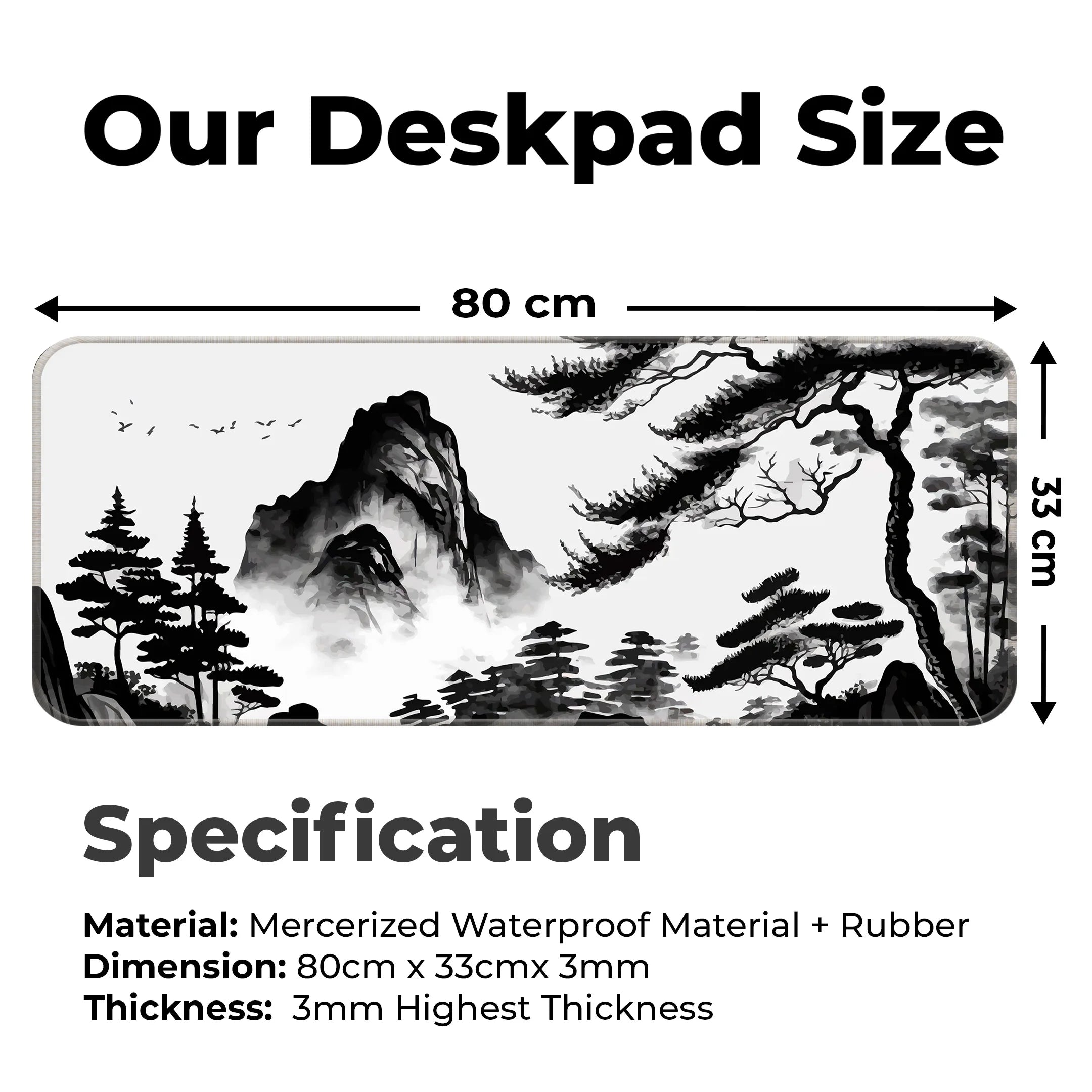 Japan Places Deskmat