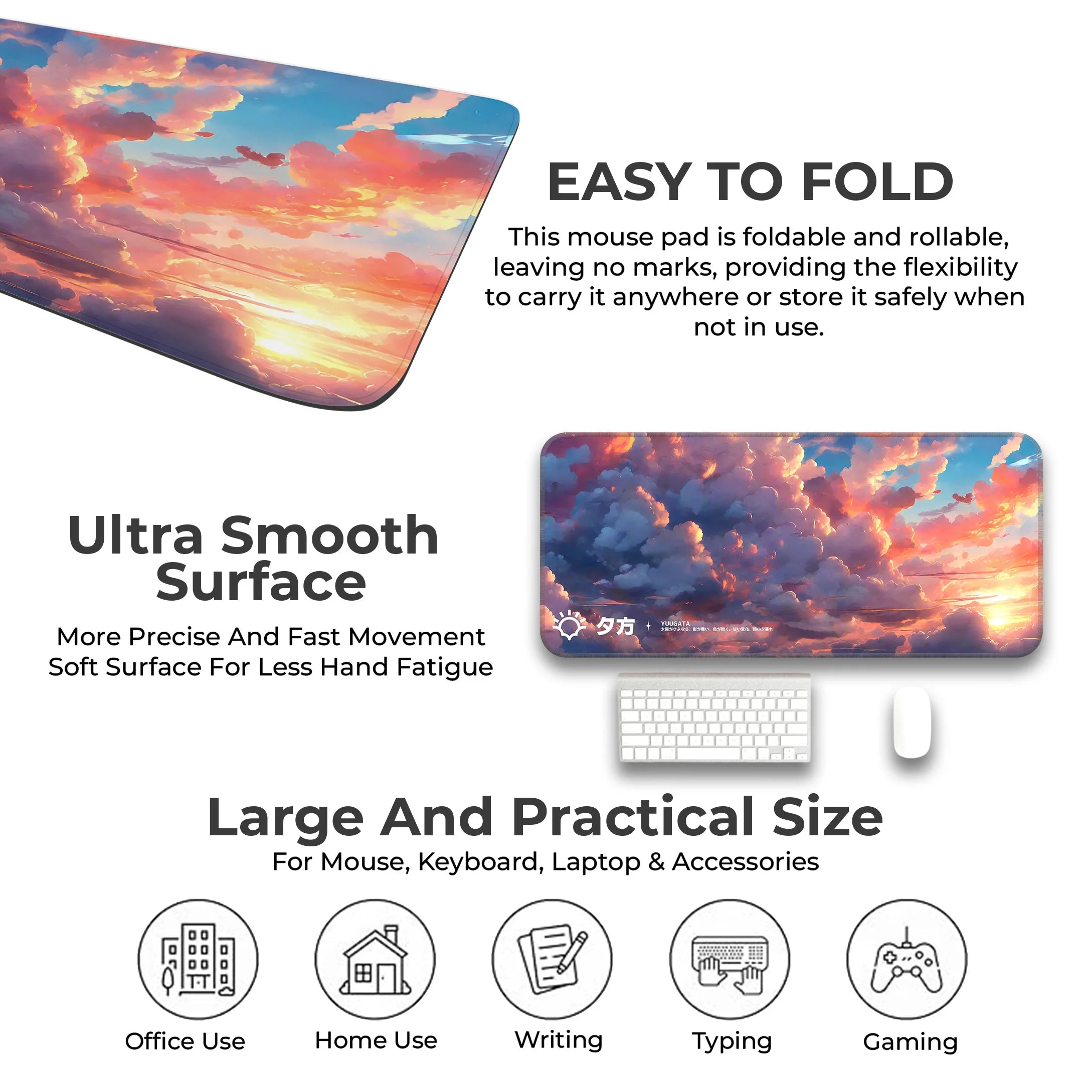 Cloudy Hues Deskmat