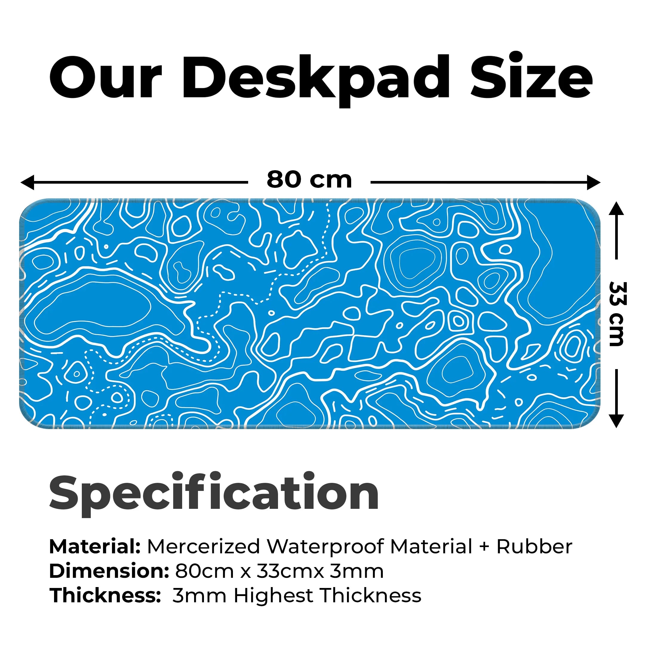 Contrast Design Deskmat