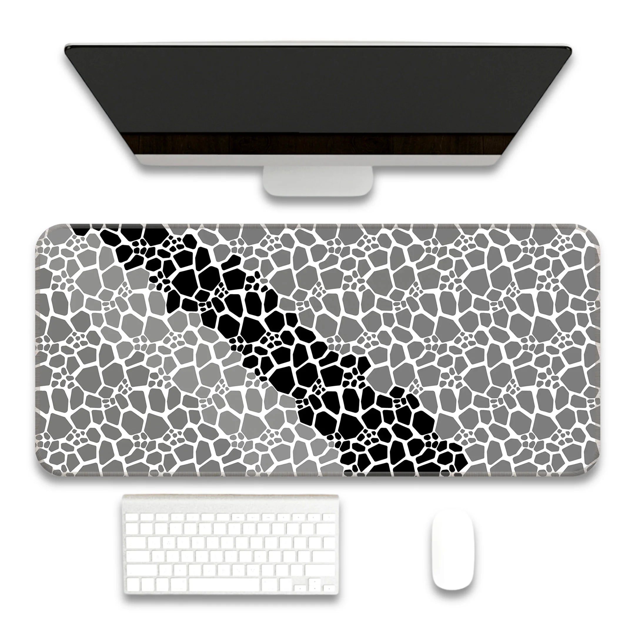 Rock pattern Deskmat