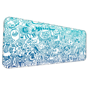 Doodle Pattern Deskmat