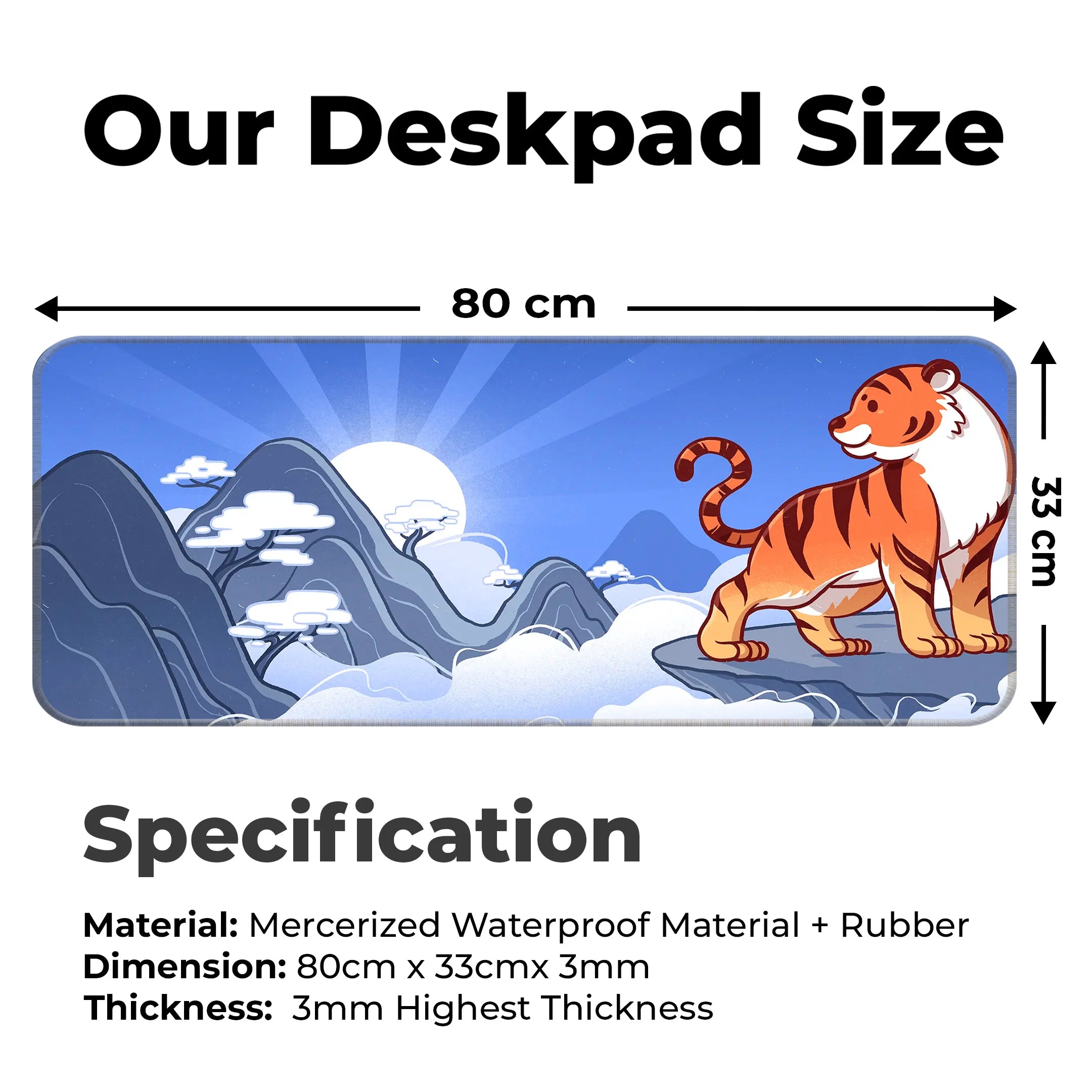 Tiger Sun Deskmat