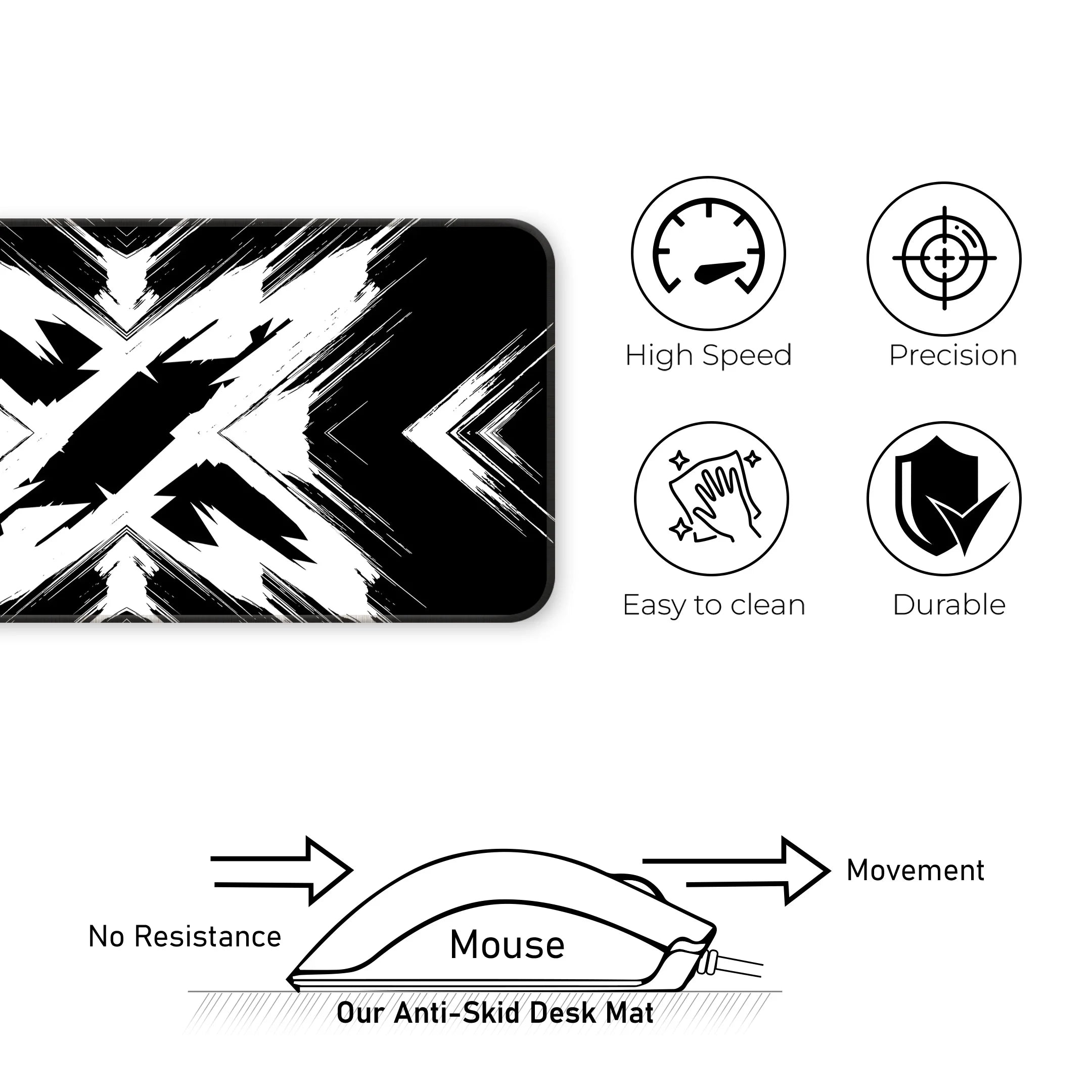 X Design Desk Mat