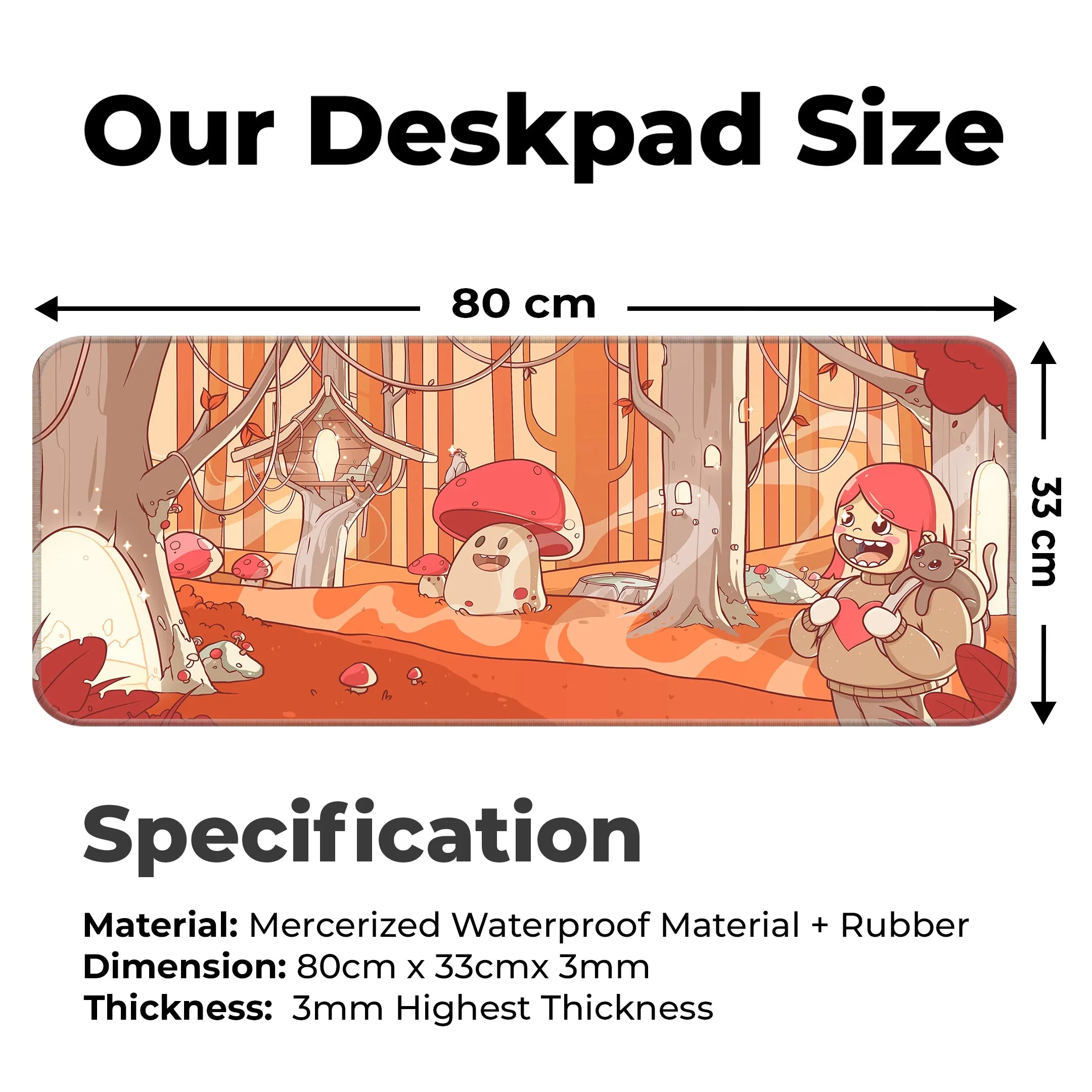 Funji Land Deskmat