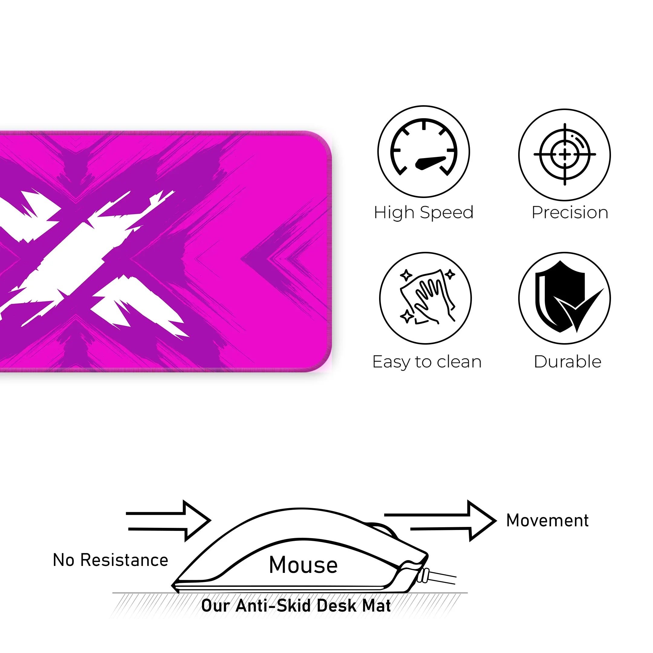 X Design Desk Mat