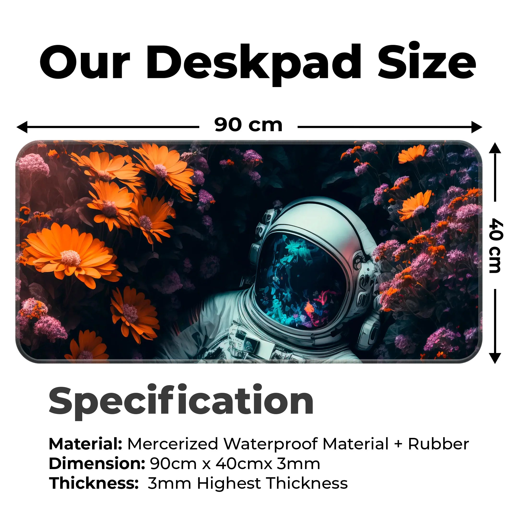 Astronaut Design Desk Mat