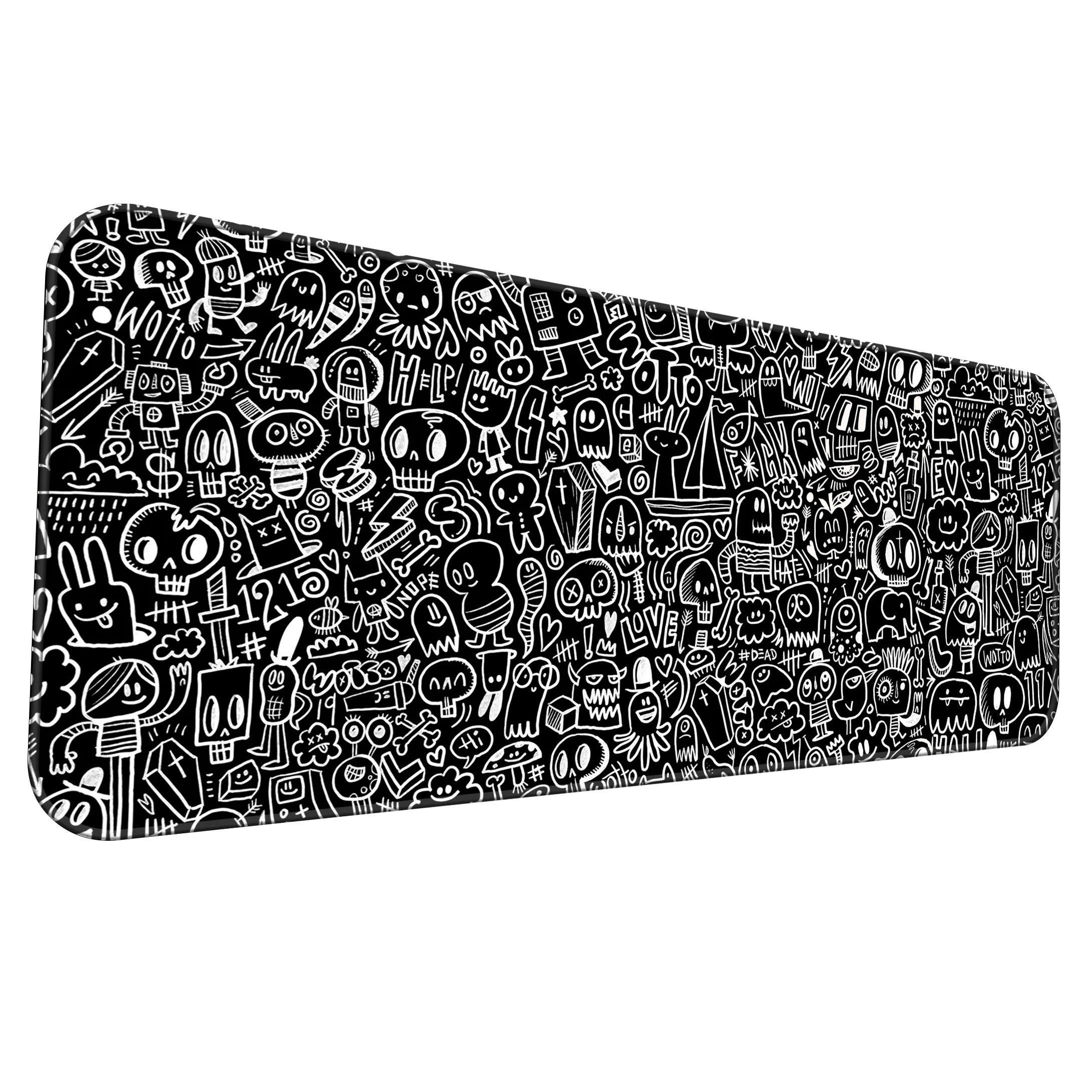 Doodle Pattern Deskmat