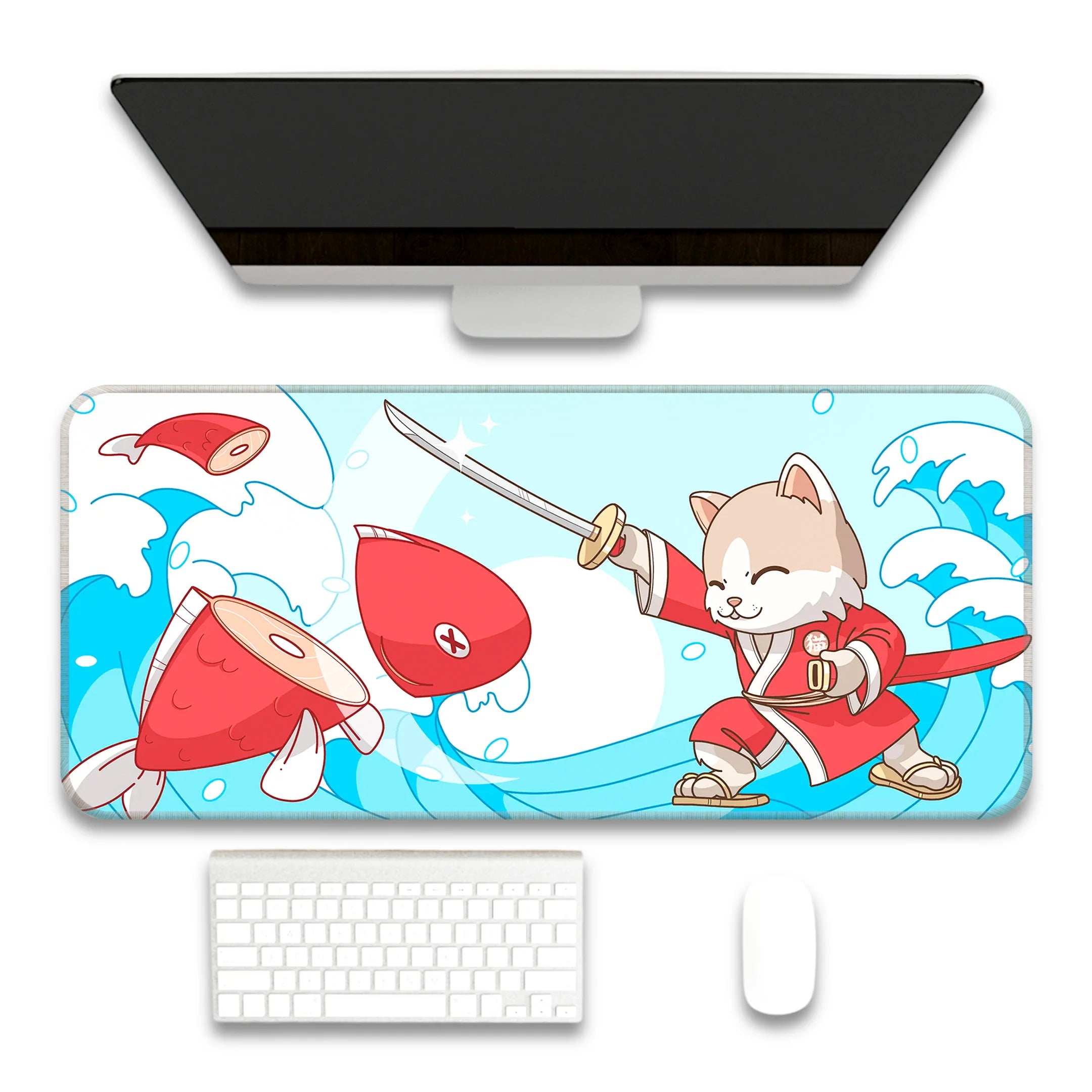 Japanese Cat Deskmat