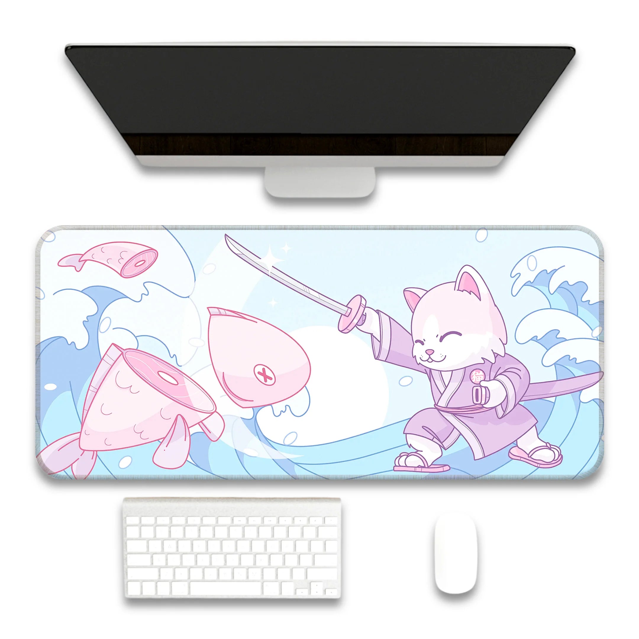 Japanese Cat Deskmat