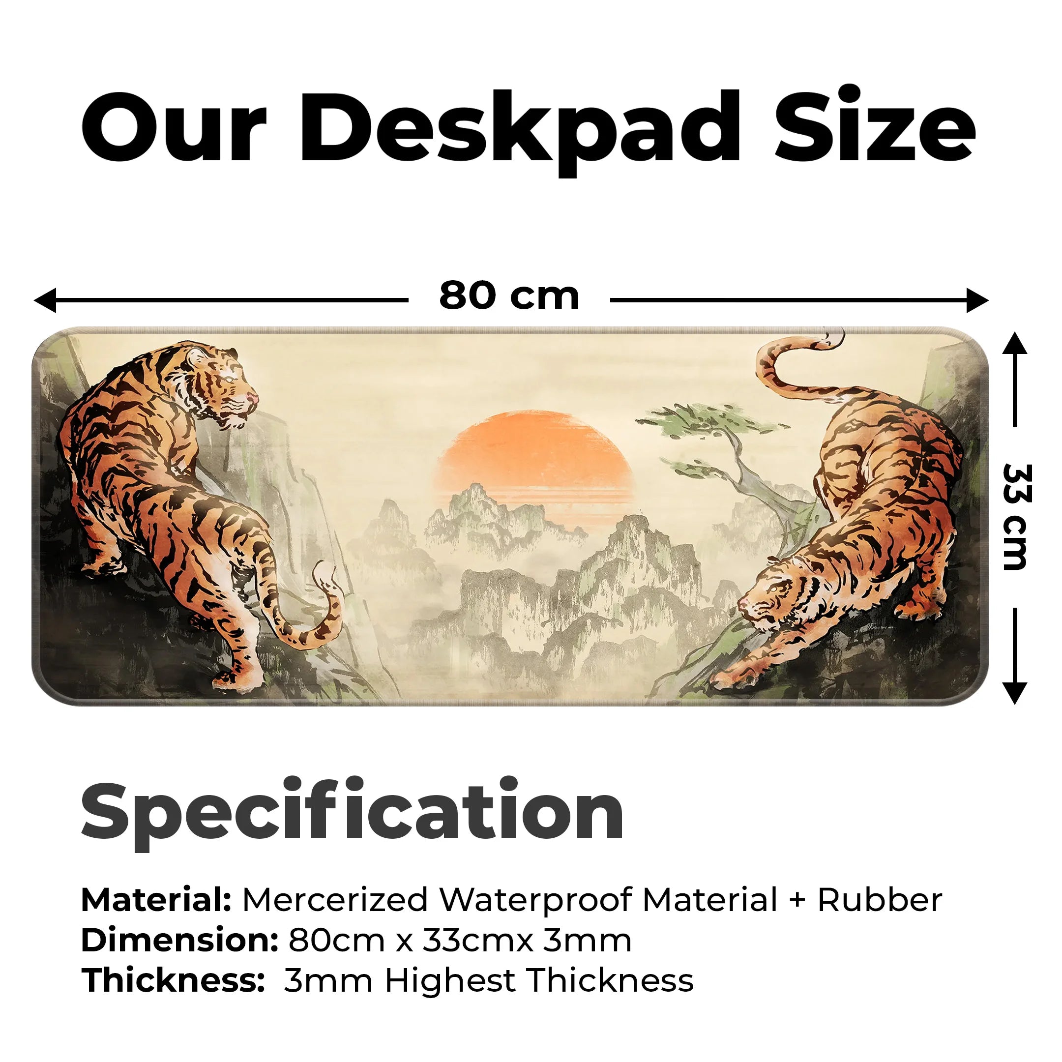 Tiger Sun Deskmat